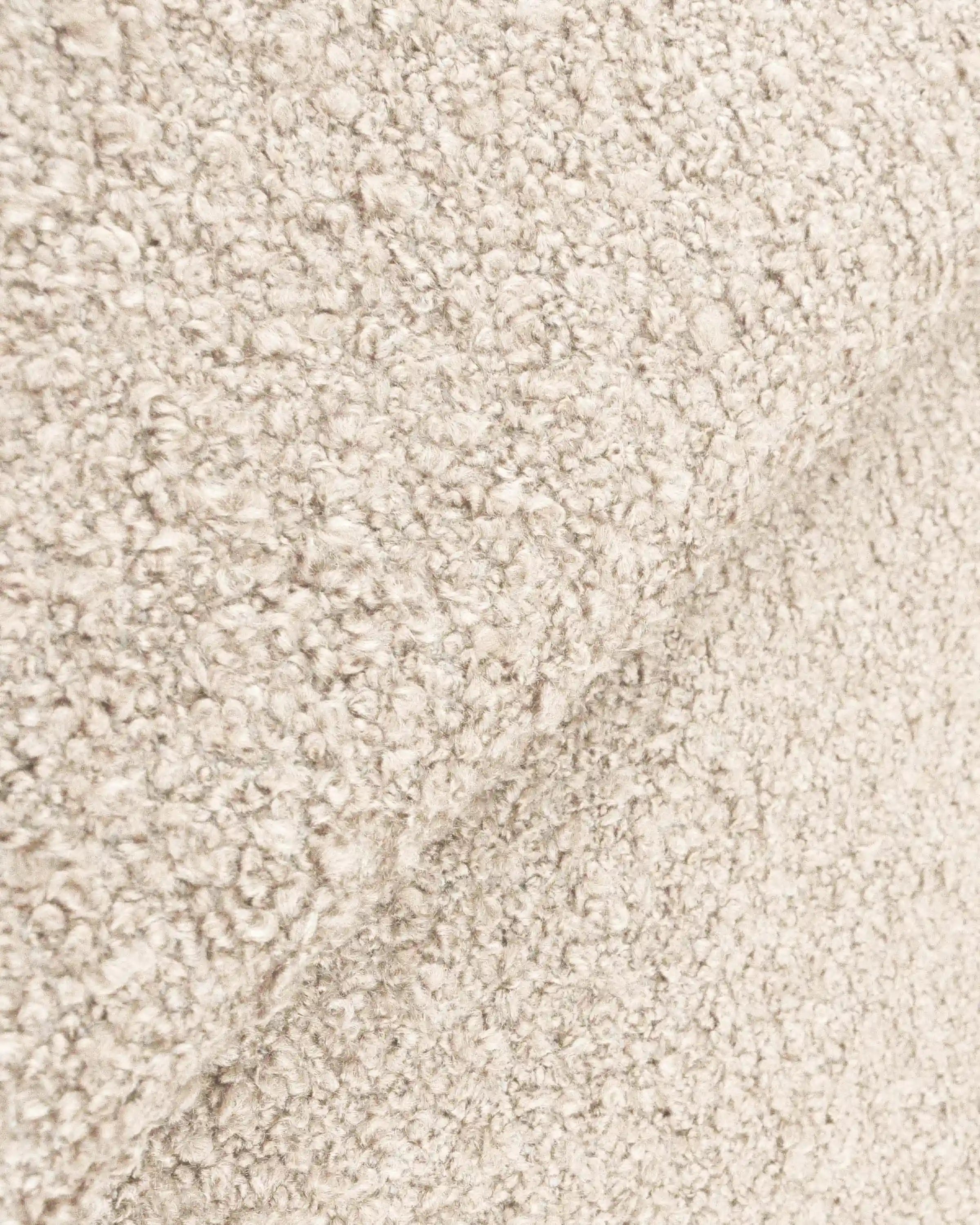Plush Boucle Wingback Bed