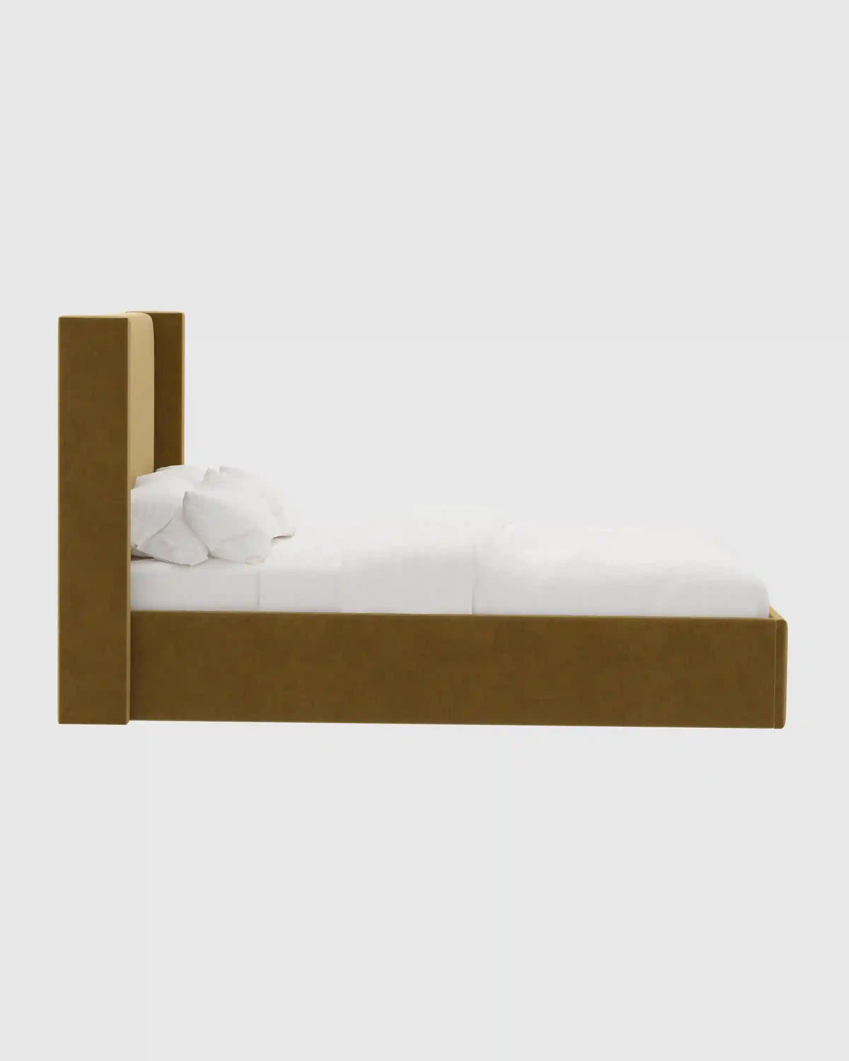 Wingback Bed in Performance Velvet