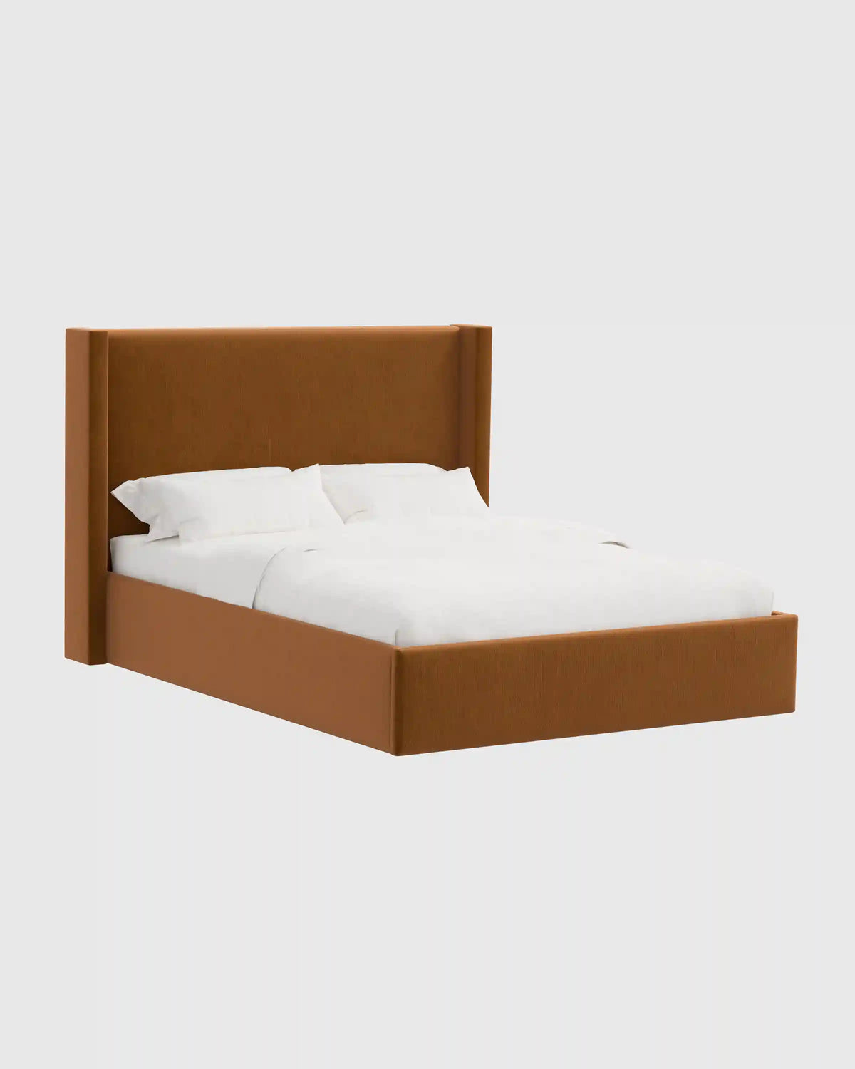 Wingback Bed in Performance Velvet