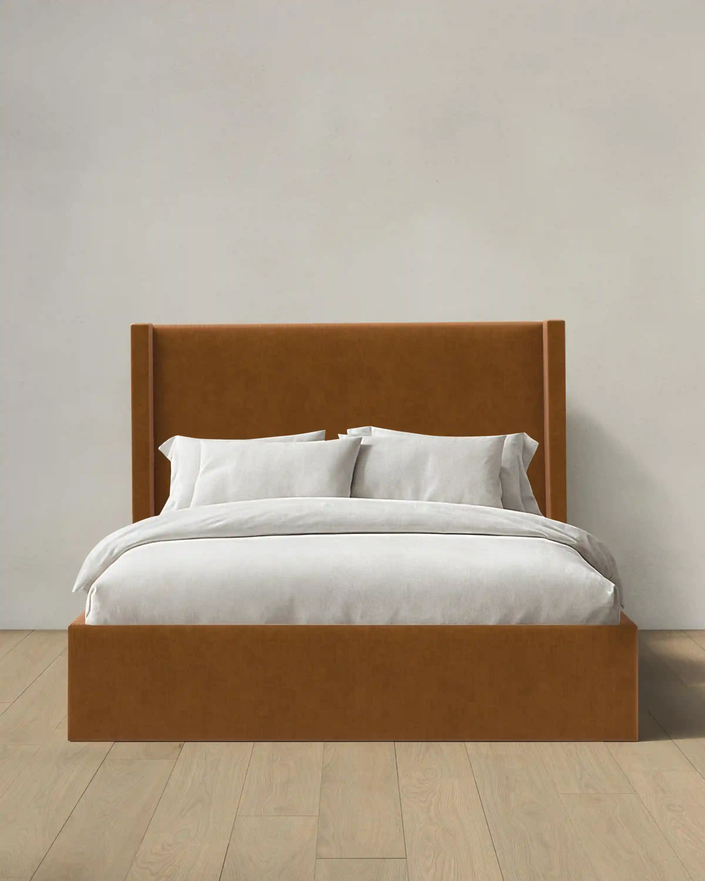 Wingback Bed in Performance Velvet