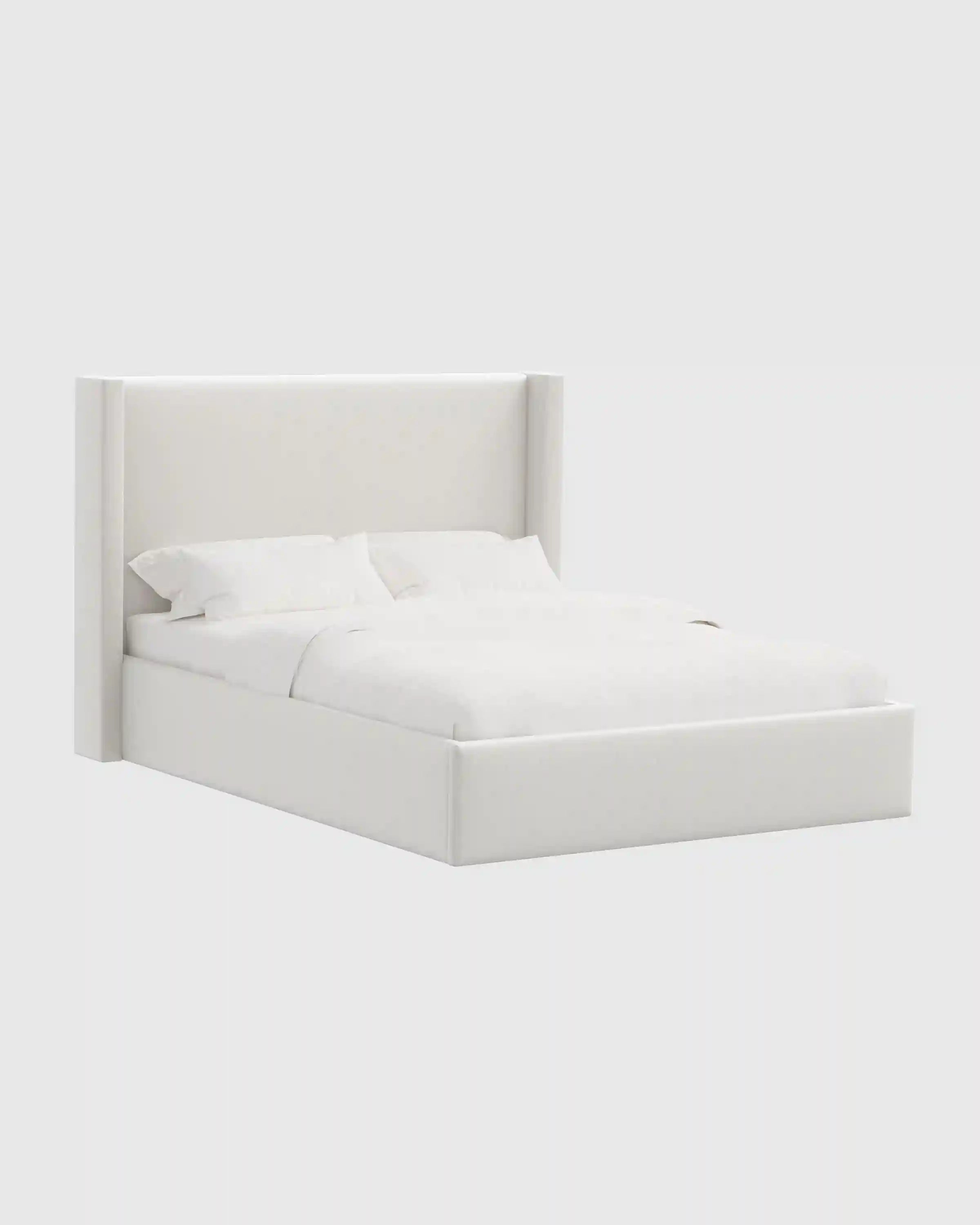 Wingback Bed in Performance Velvet