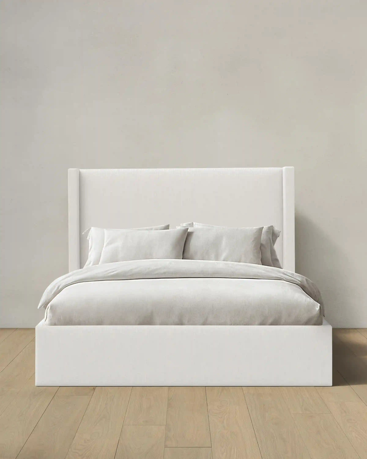 Wingback Bed in Performance Velvet