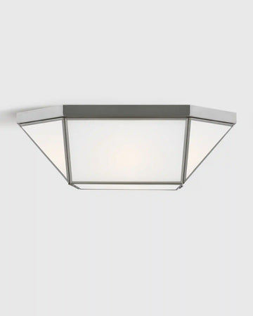 Geometric Steel Flush Mount