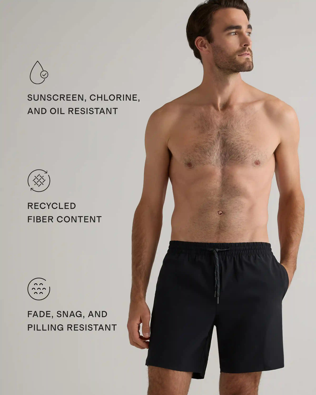Italian Swim Trunks - 7"