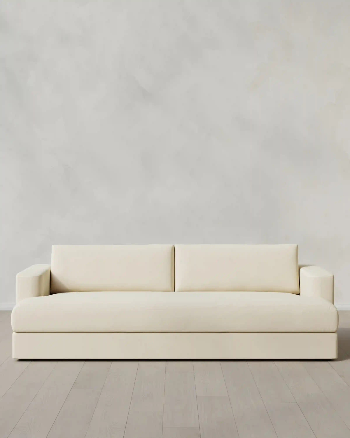 Sierra Curved Arm Sofa in Performance Velvet