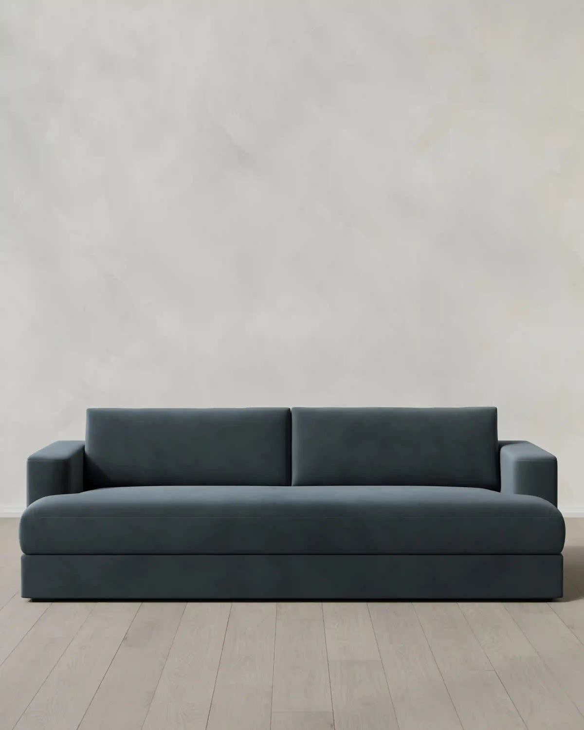 Sierra Curved Arm Sofa in Performance Velvet