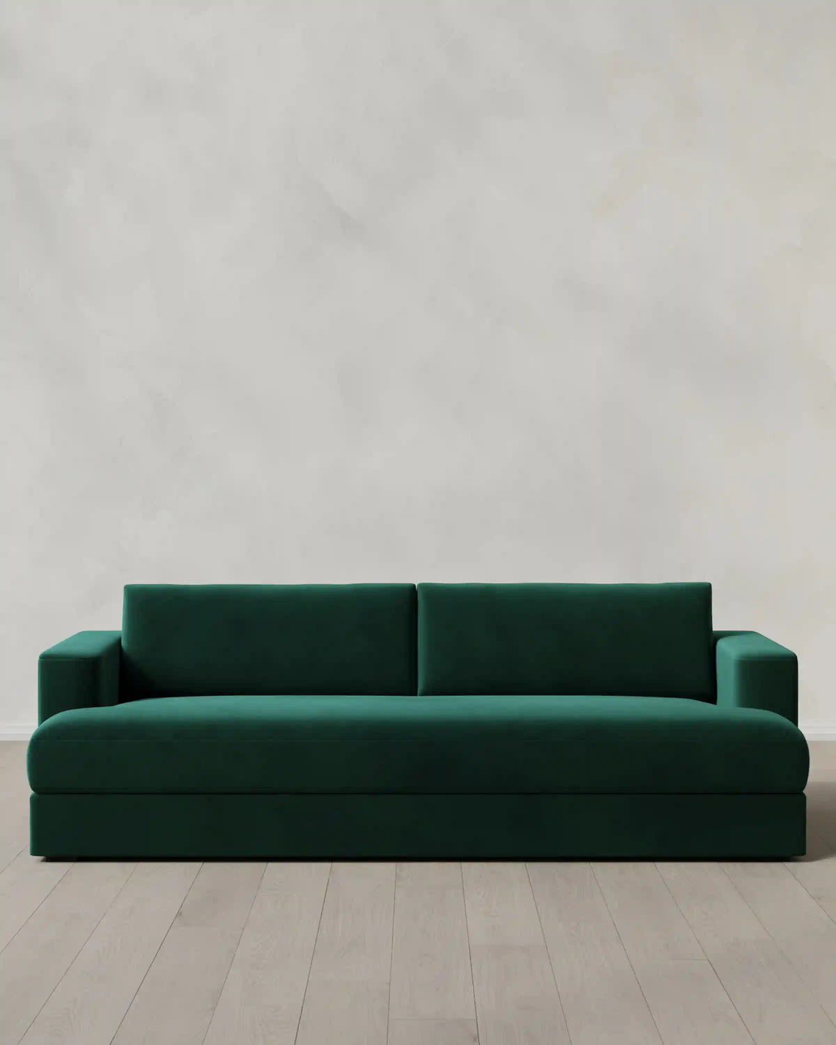 Sierra Curved Arm Sofa in Performance Velvet
