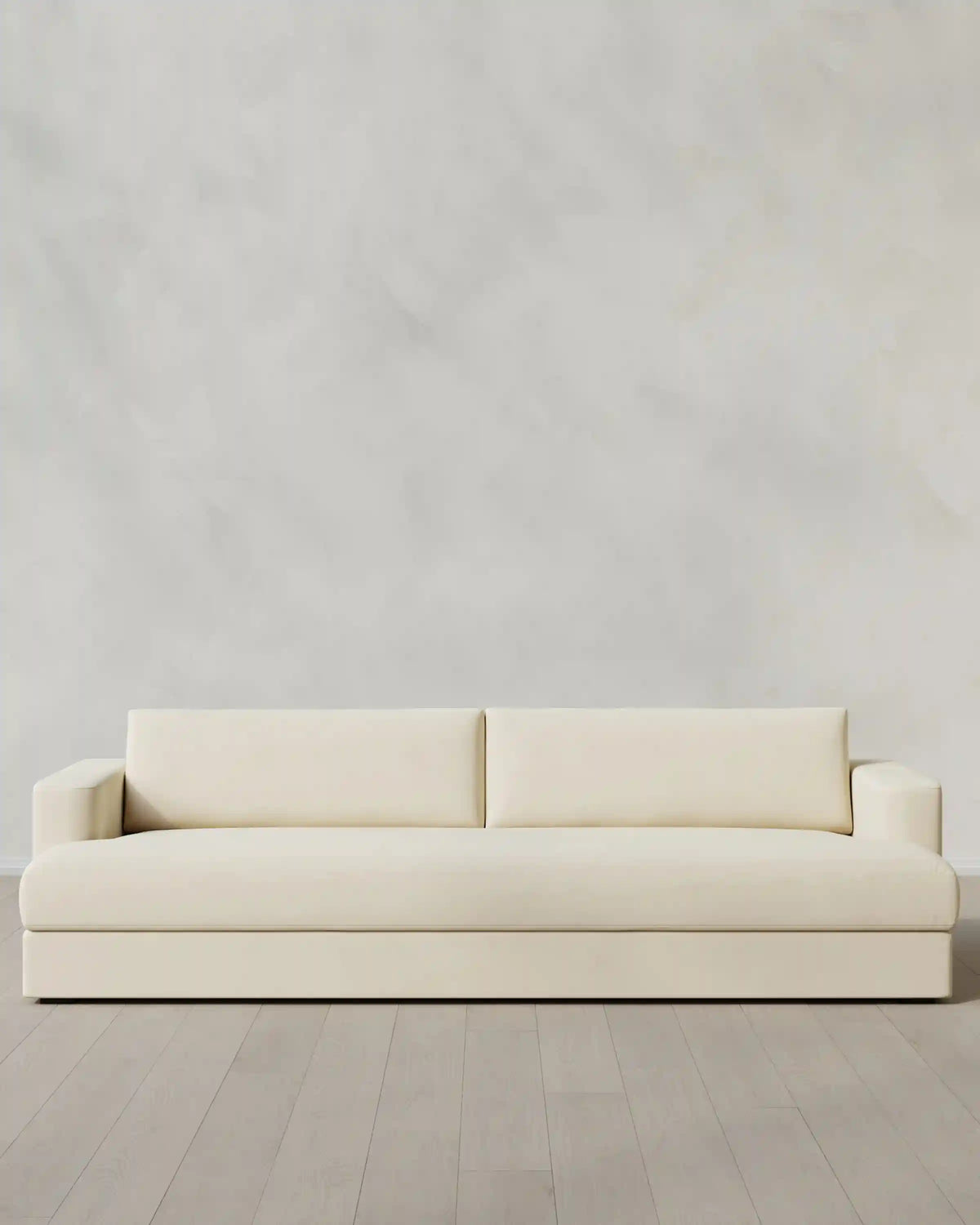 Sierra Curved Arm Sofa in Performance Velvet
