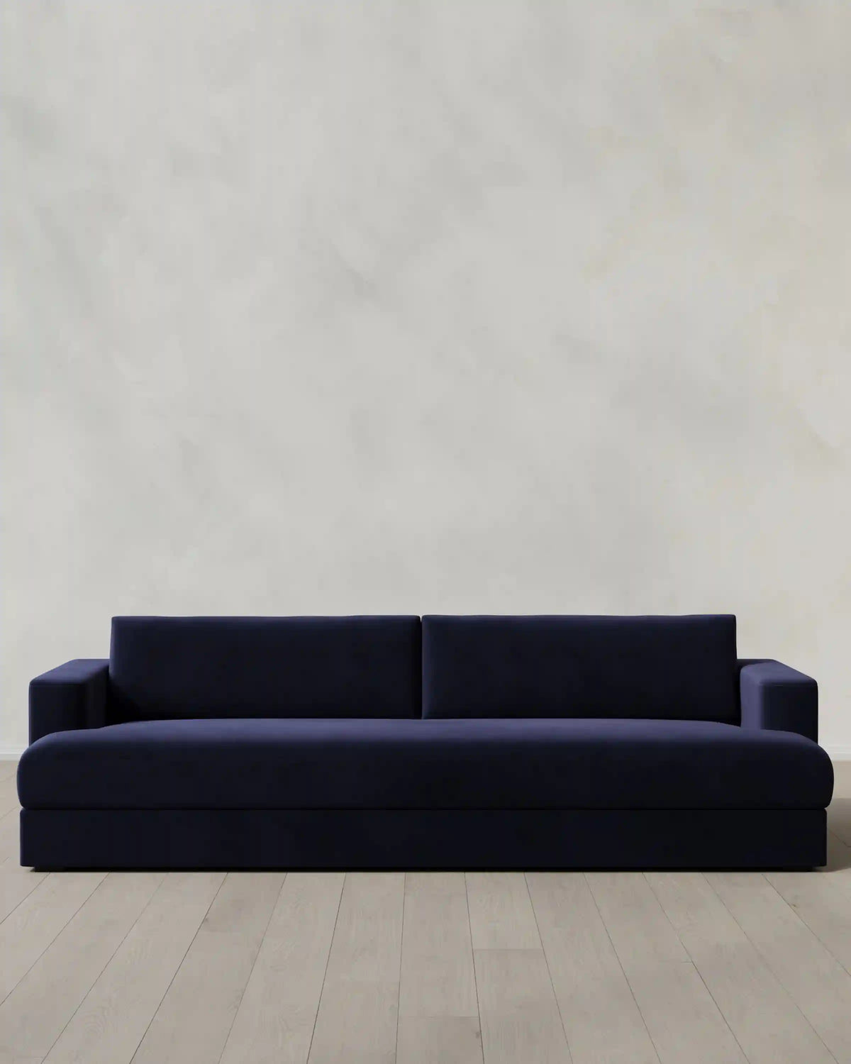 Sierra Curved Arm Sofa in Performance Velvet