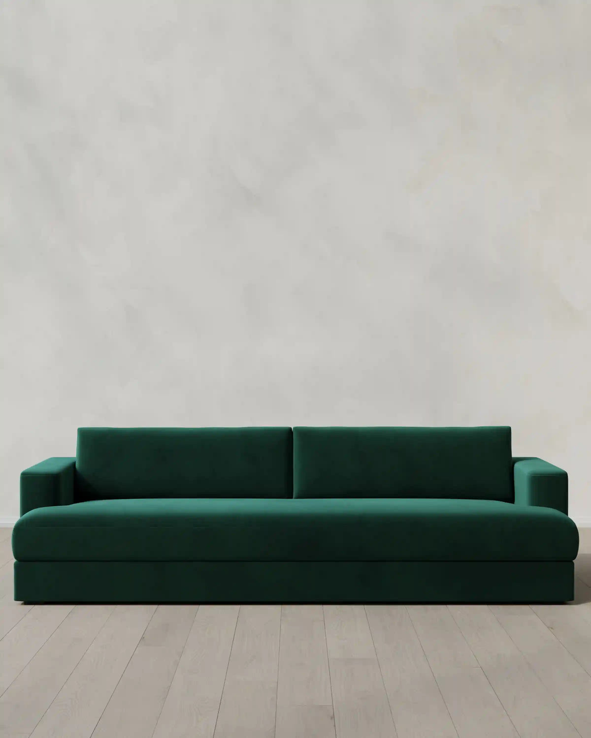 Sierra Curved Arm Sofa in Performance Velvet