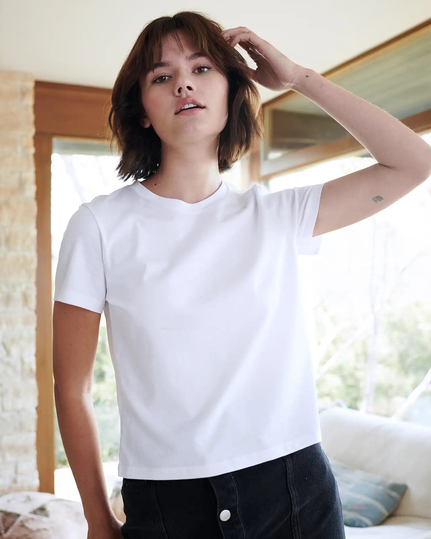 100% Organic Cotton Boxy Crewneck Tee (3-Pack)