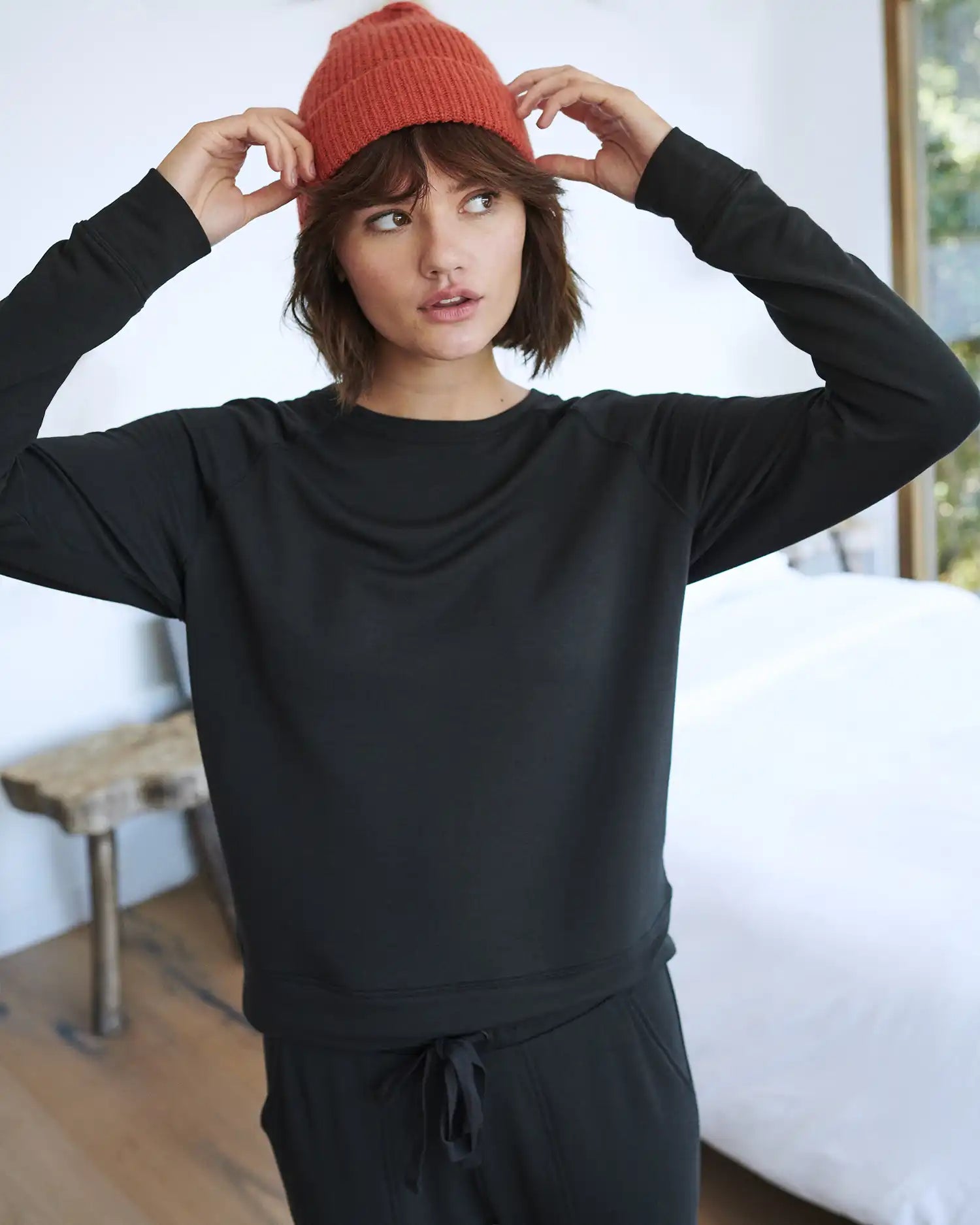 Mongolian Cashmere Ribbed Beanie