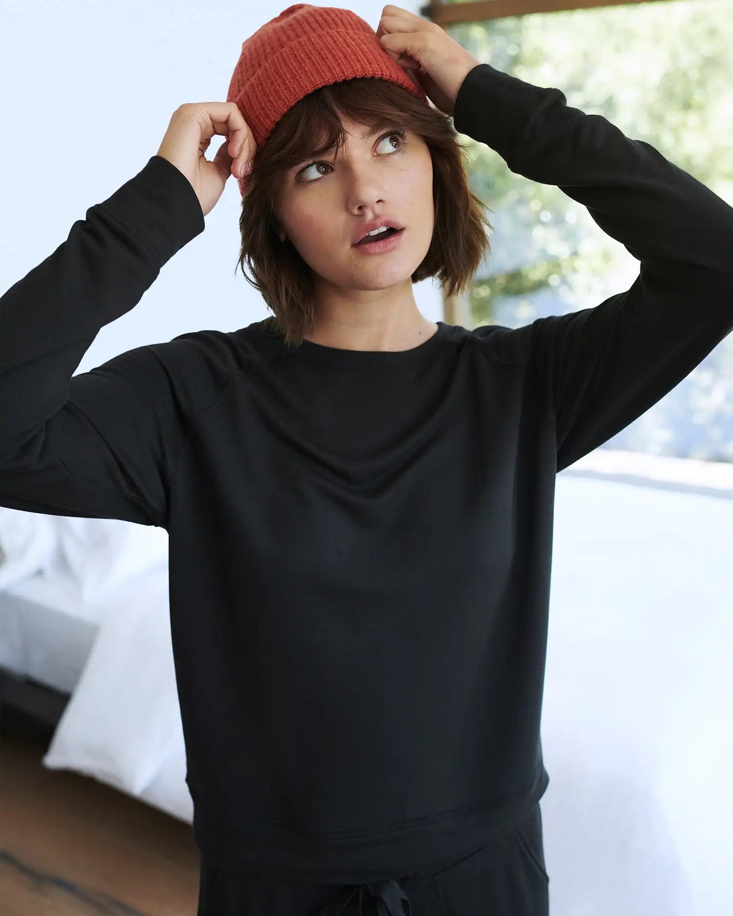 Mongolian Cashmere Ribbed Beanie