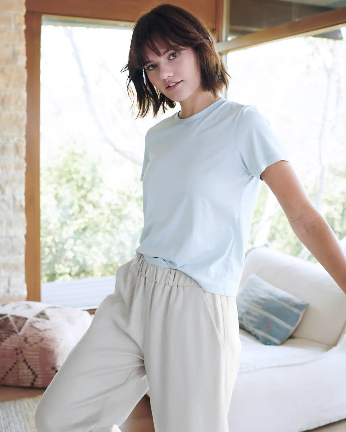 100% Organic Cotton Boxy Crewneck Tee (3-Pack)