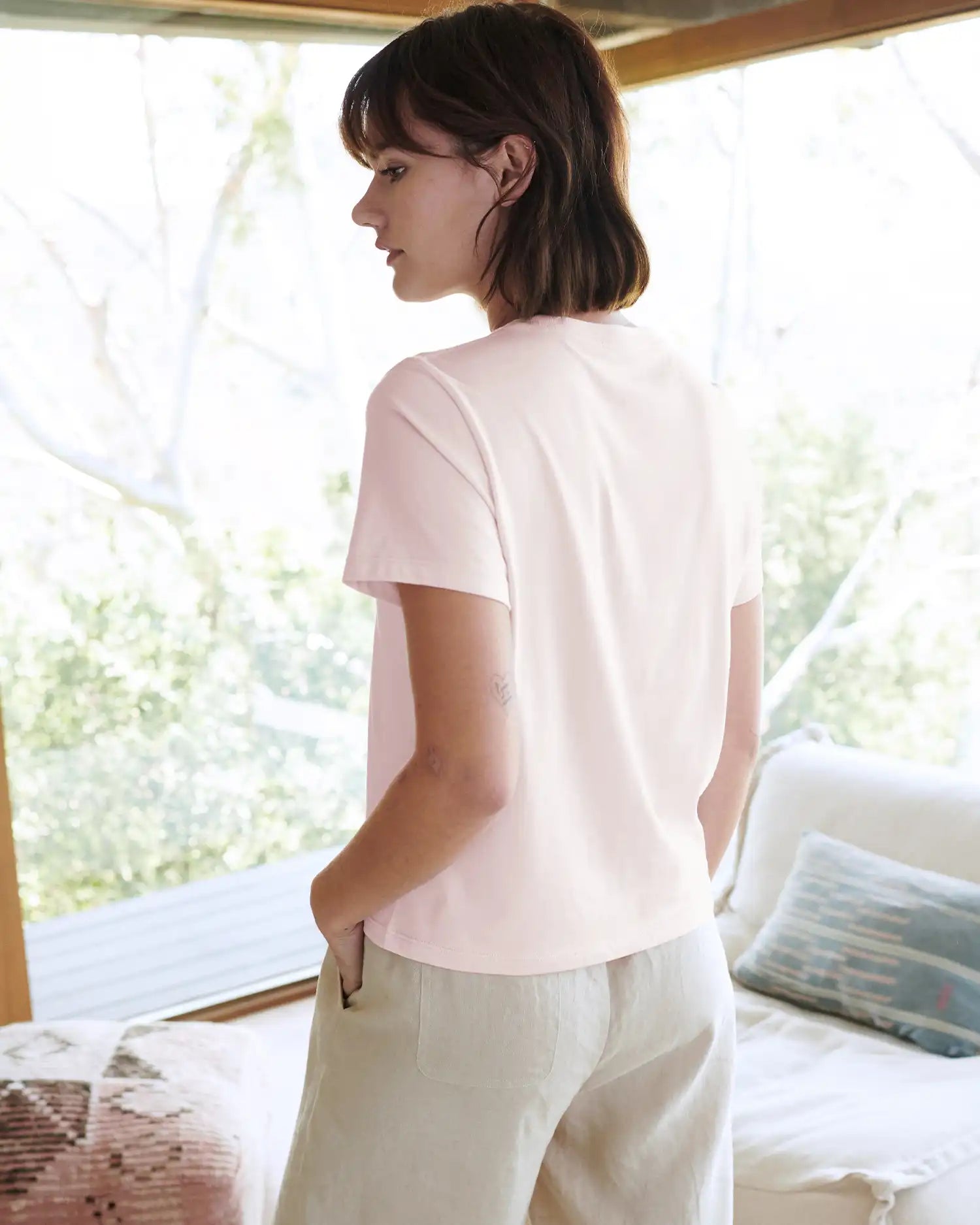 100% Organic Cotton Boxy Crewneck Tee (3-Pack)