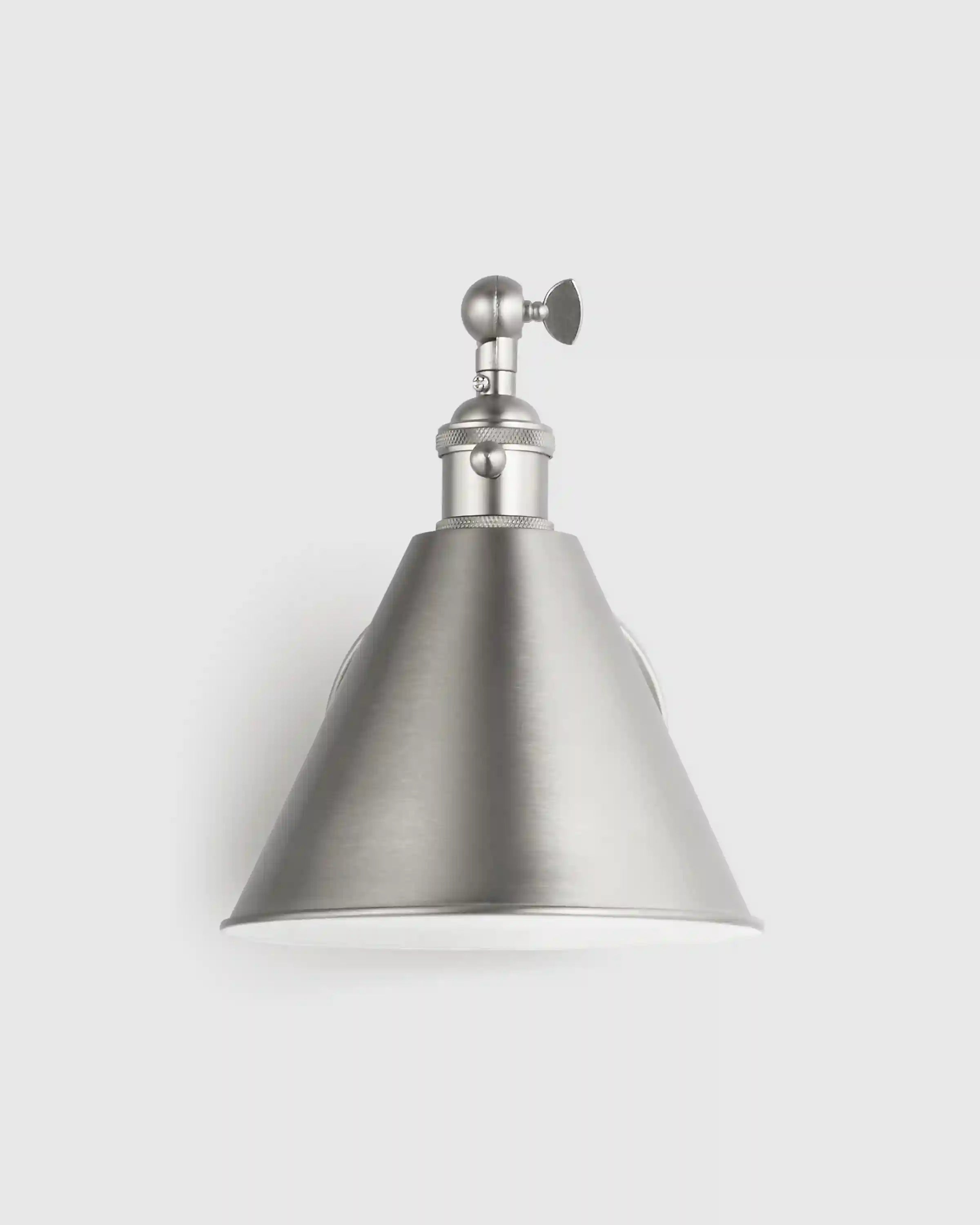 Articulating Single Arm Steel Wall Sconce