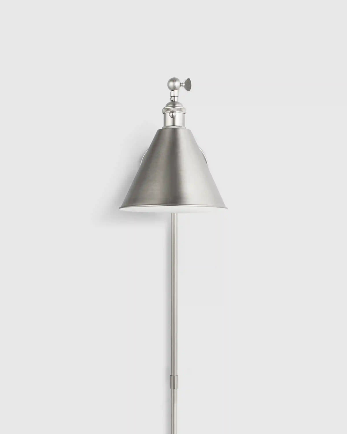 Articulating Single Arm Steel Wall Sconce