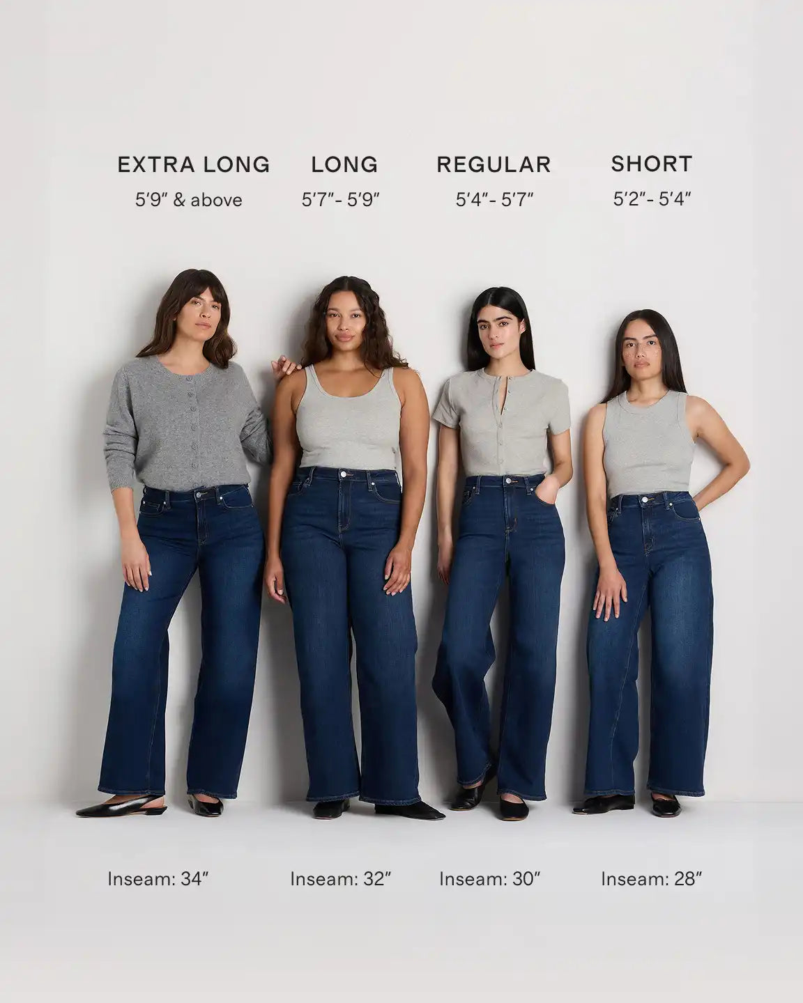 Bella Stretch Wide Leg Jeans