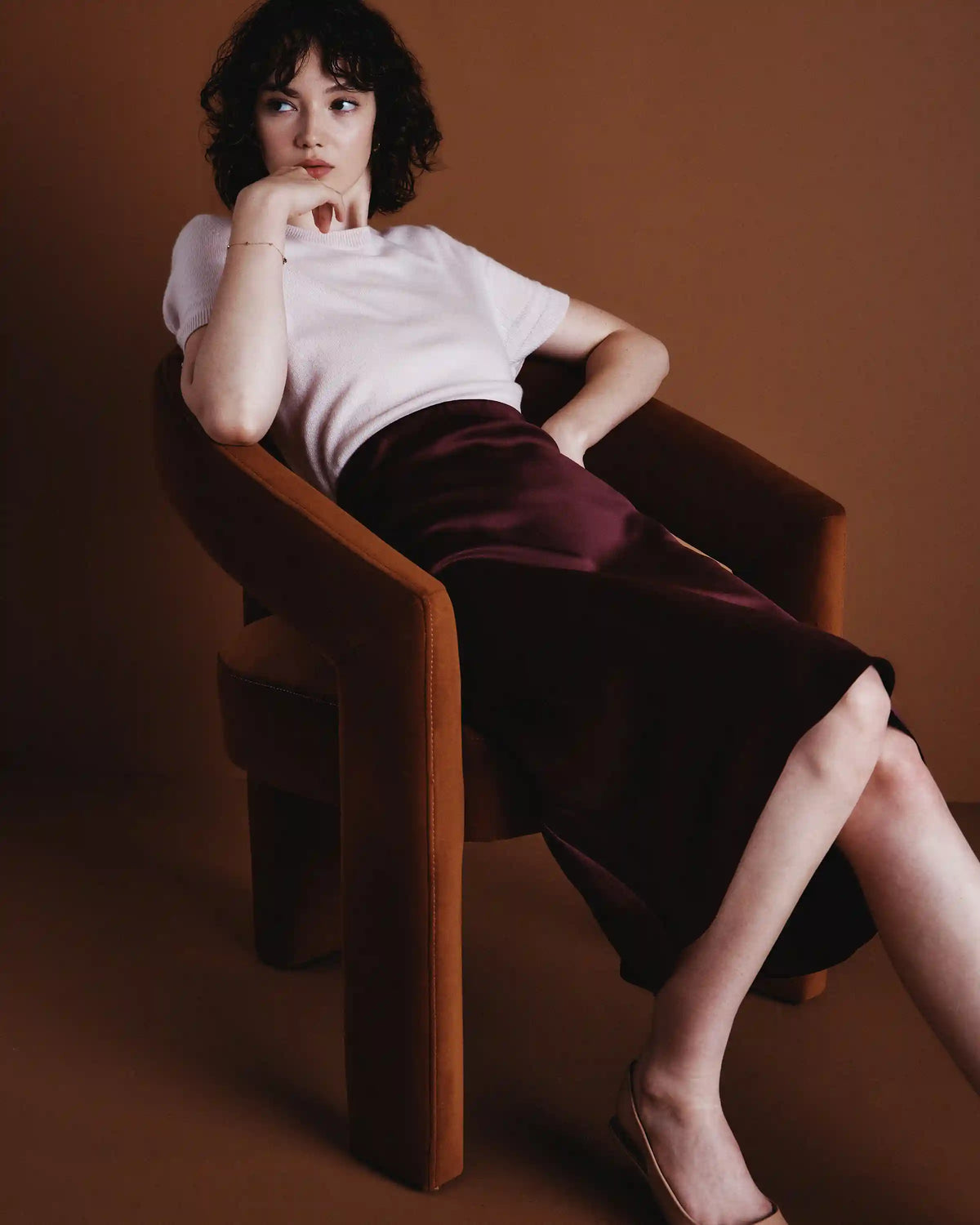 100% Washable Silk Skirt