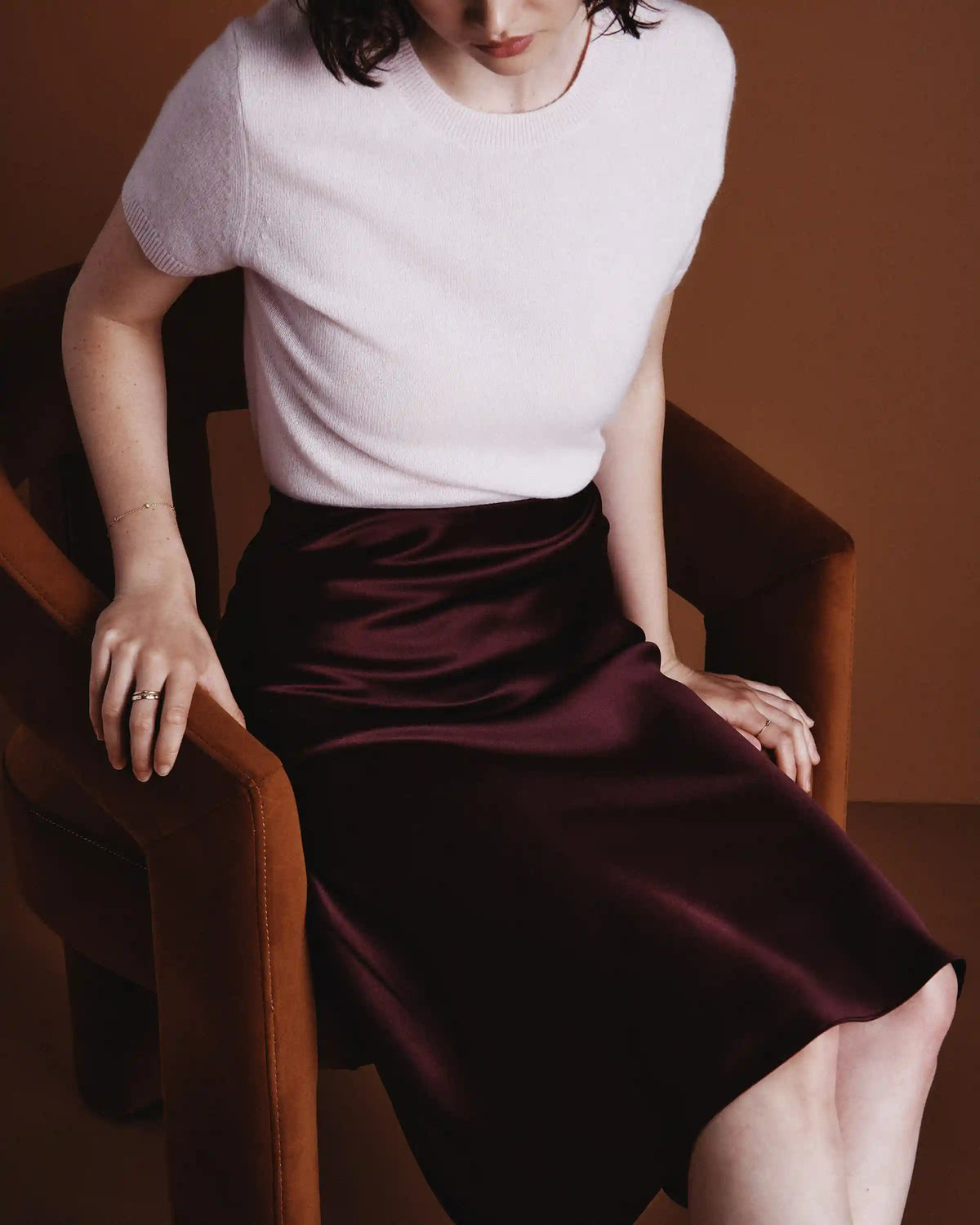 100% Washable Silk Skirt