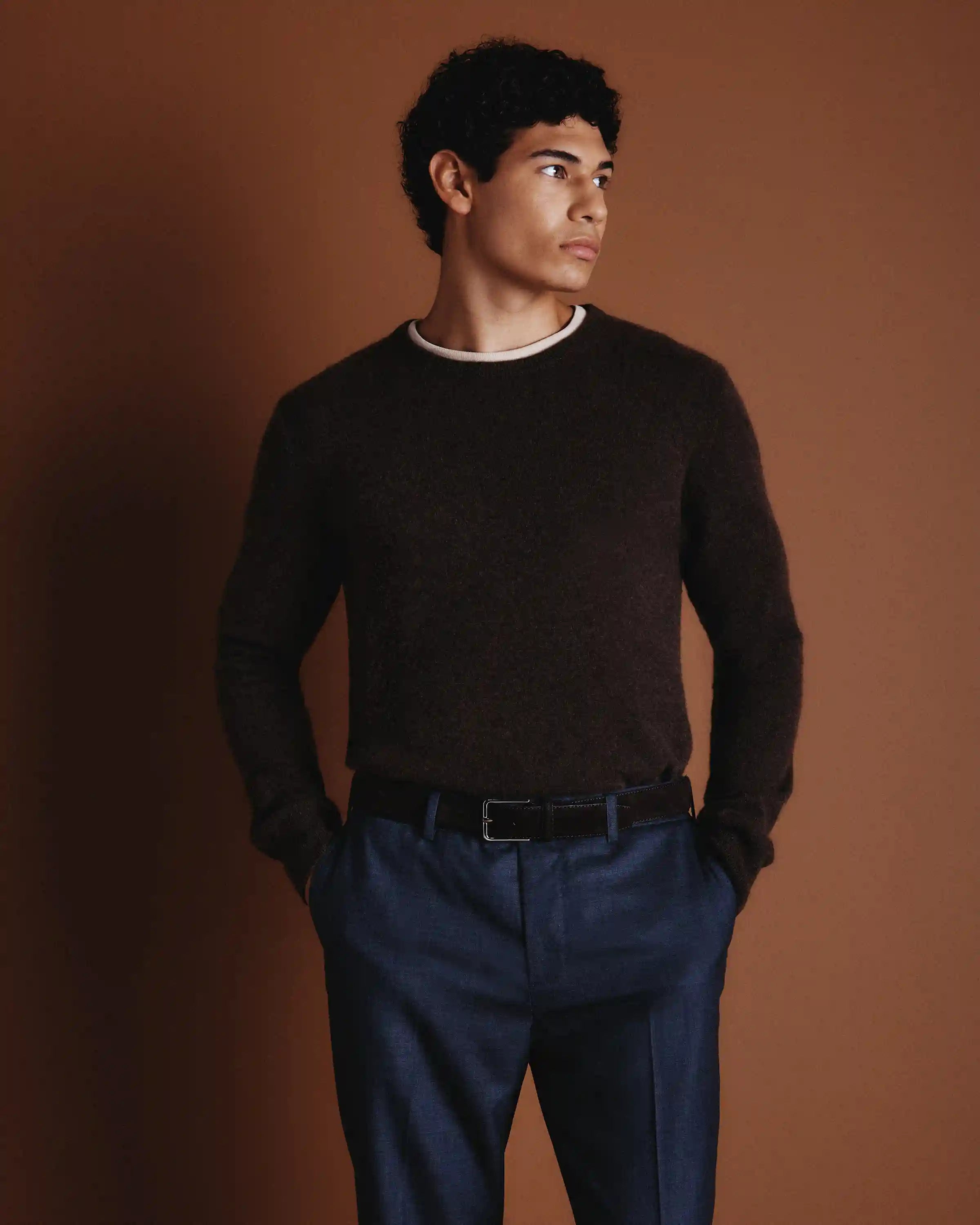 Mongolian Cashmere Crewneck Sweater