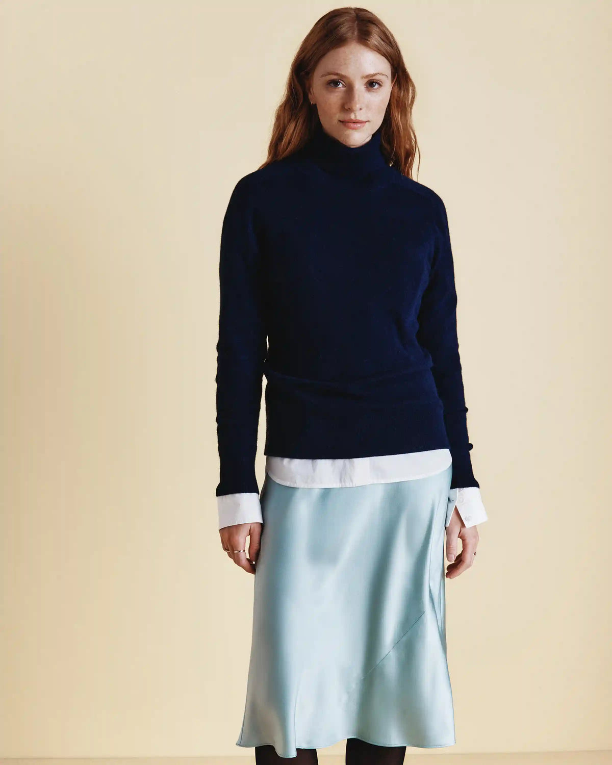 Mongolian Cashmere Turtleneck Sweater