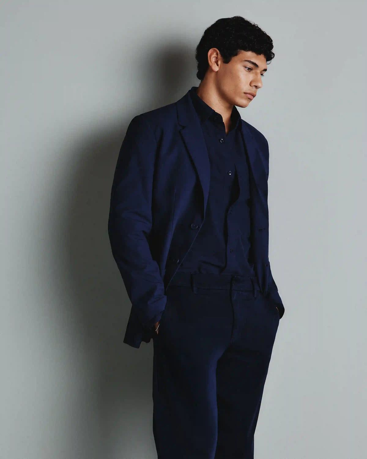 Organic Cotton Stretch Textured Twill Shirt
