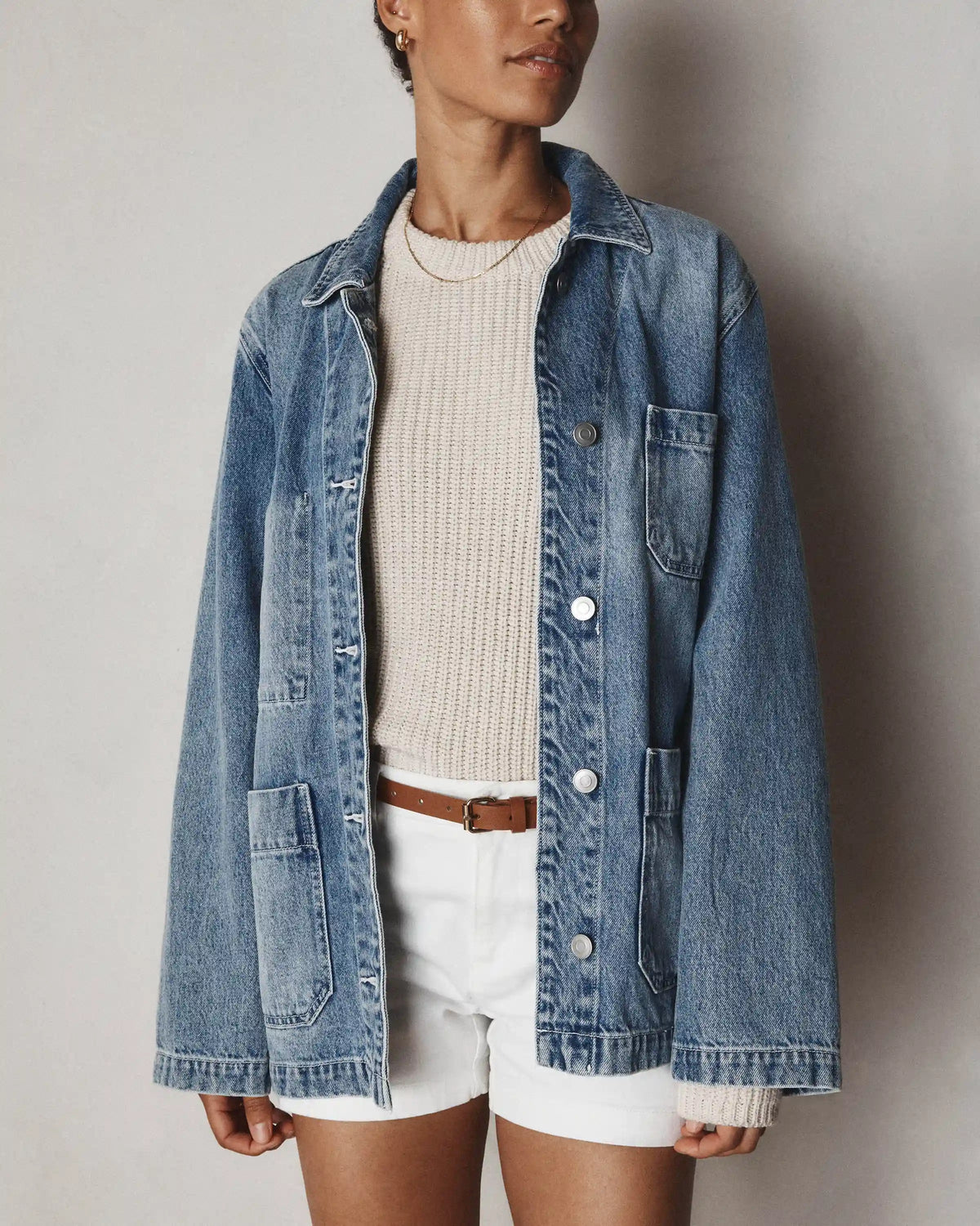 100% Organic Cotton Fisherman Crew Sweater