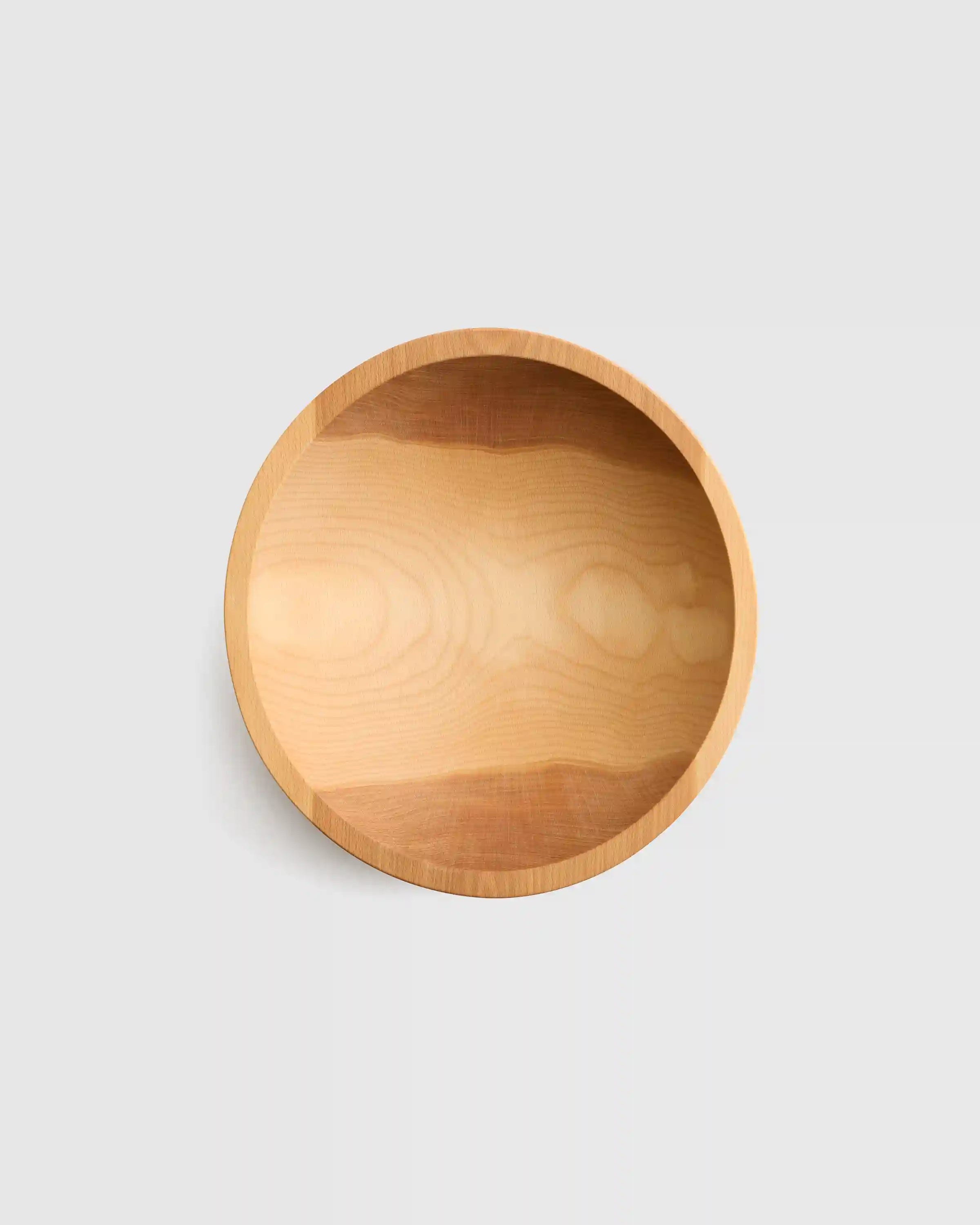 Handcrafted Wooden Serving Bowl, 12"