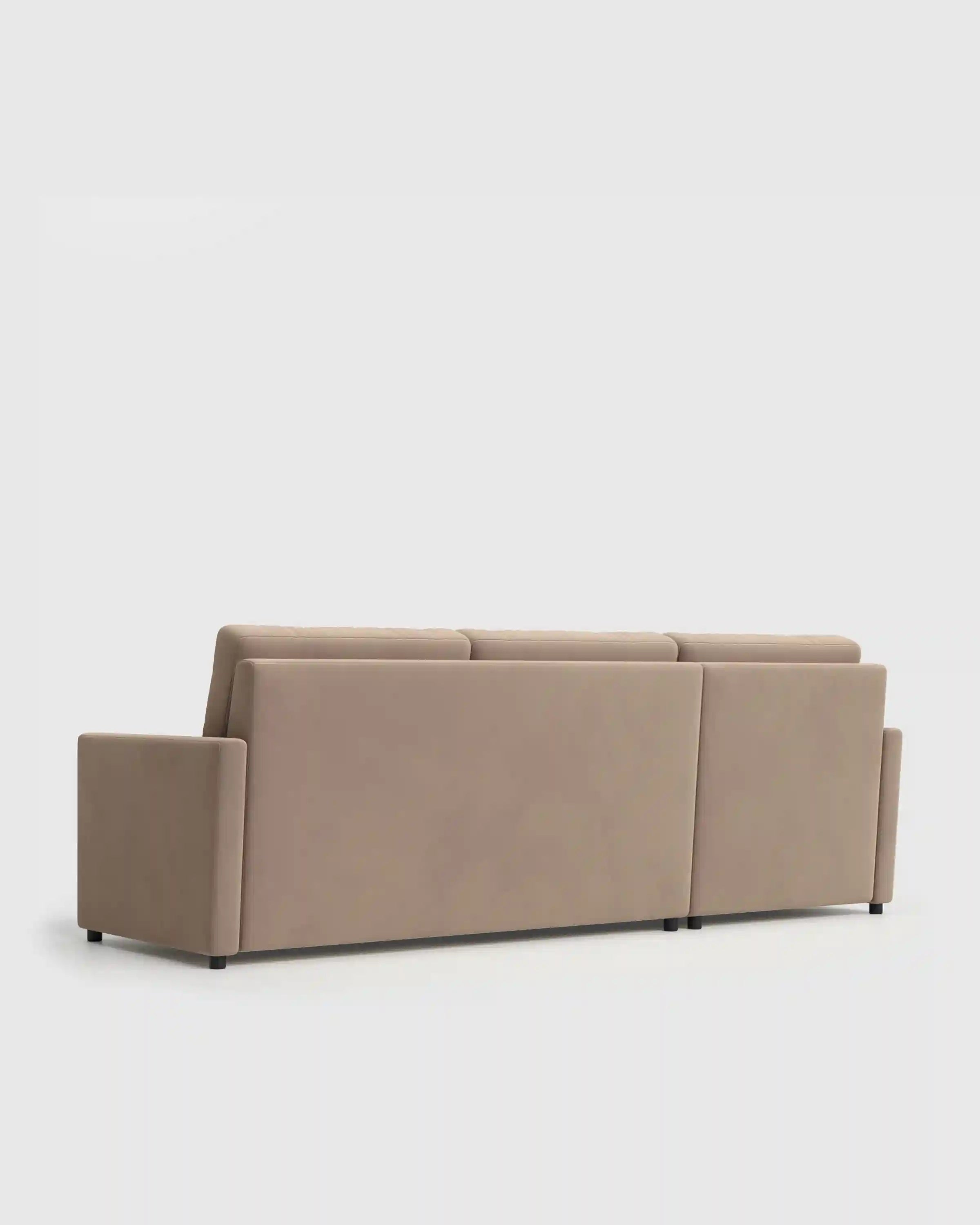 Brennan Chaise Sectional in Performance Velvet
