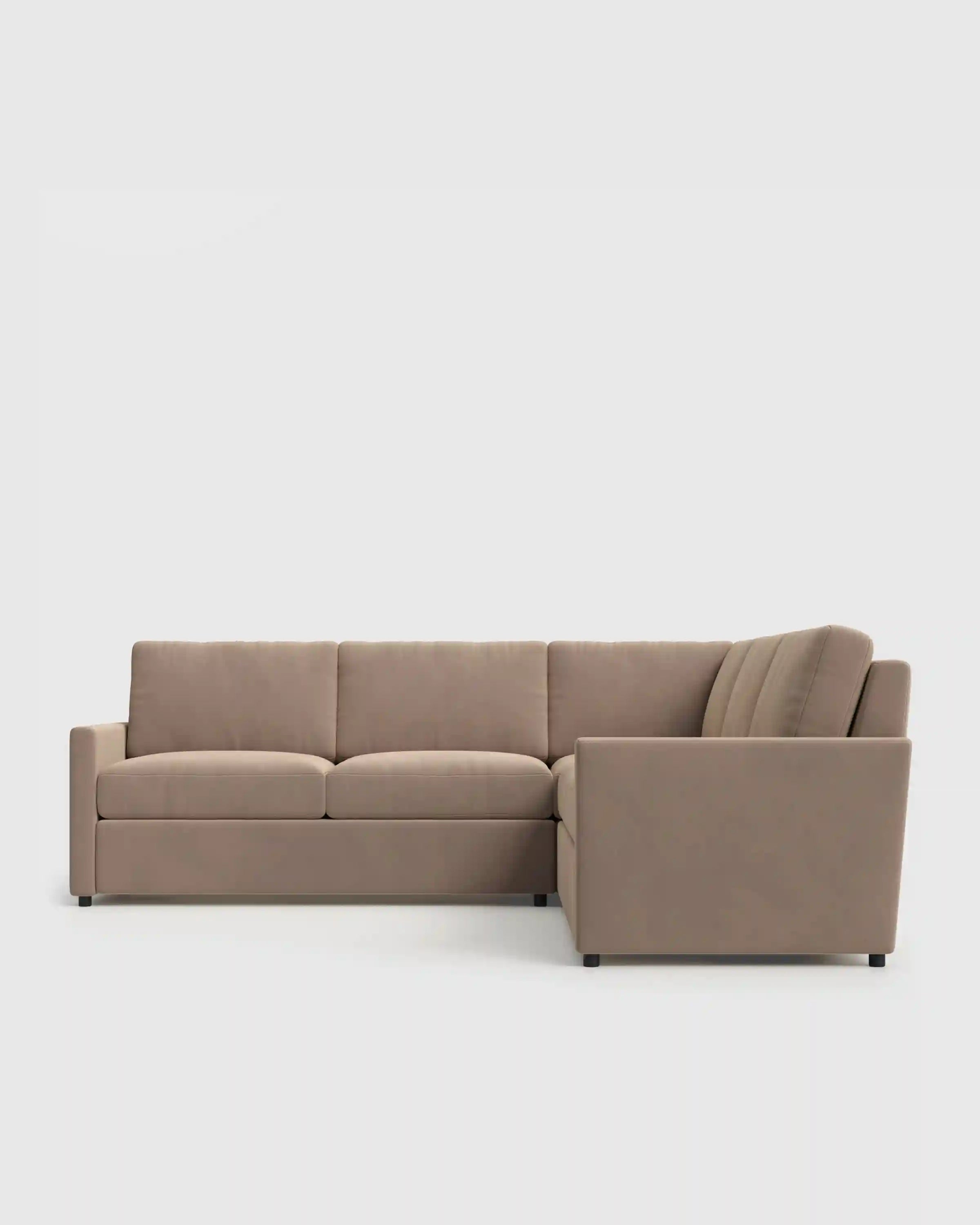 Brennan L Sectional in Performance Velvet
