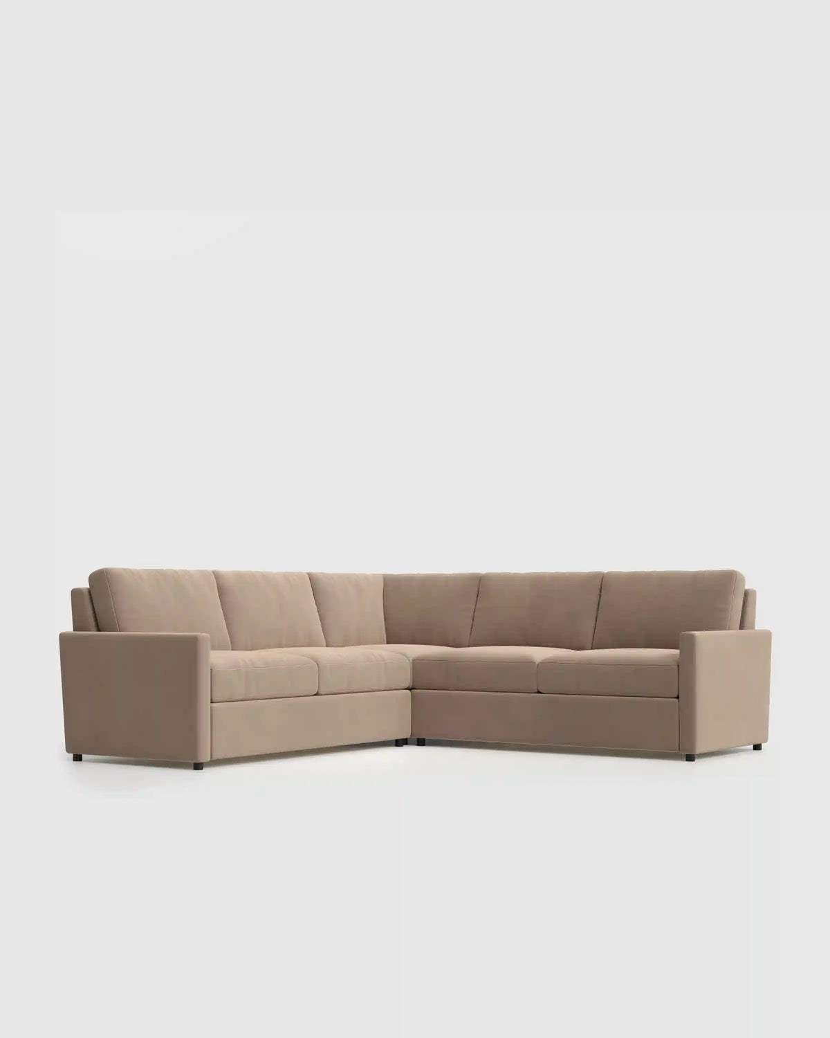 Brennan L Sectional in Performance Velvet