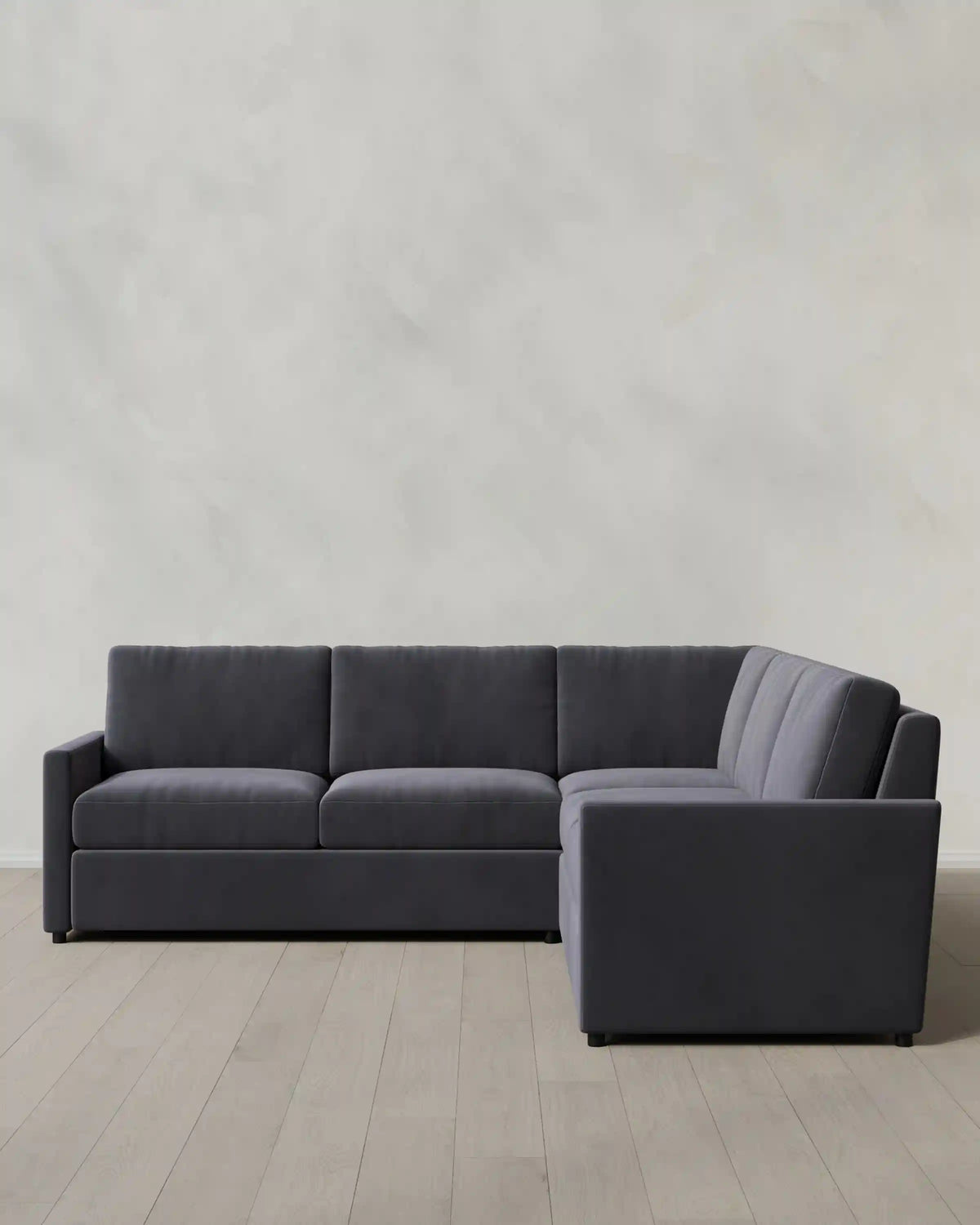 Brennan L Sectional in Performance Velvet