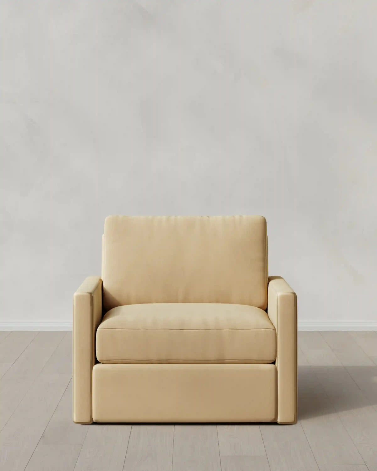Brennan Swivel Chair in Performance Velvet
