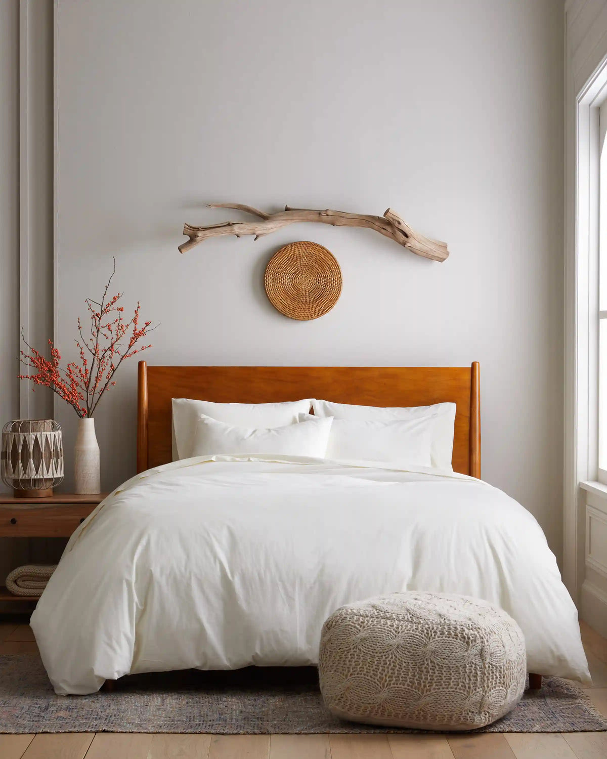 Organic Brushed Cotton Duvet Cover Set
