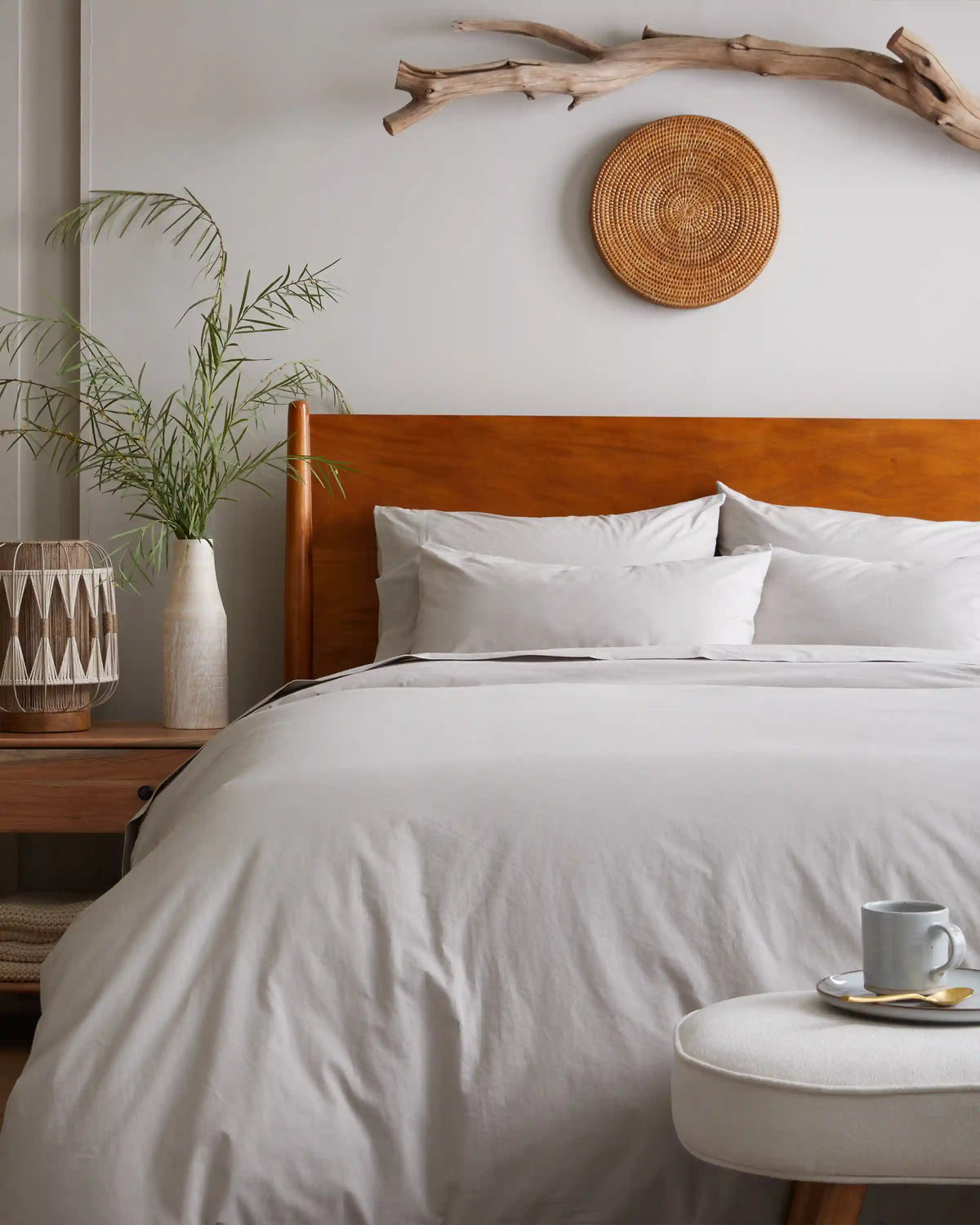 Organic Brushed Cotton Duvet Cover Set