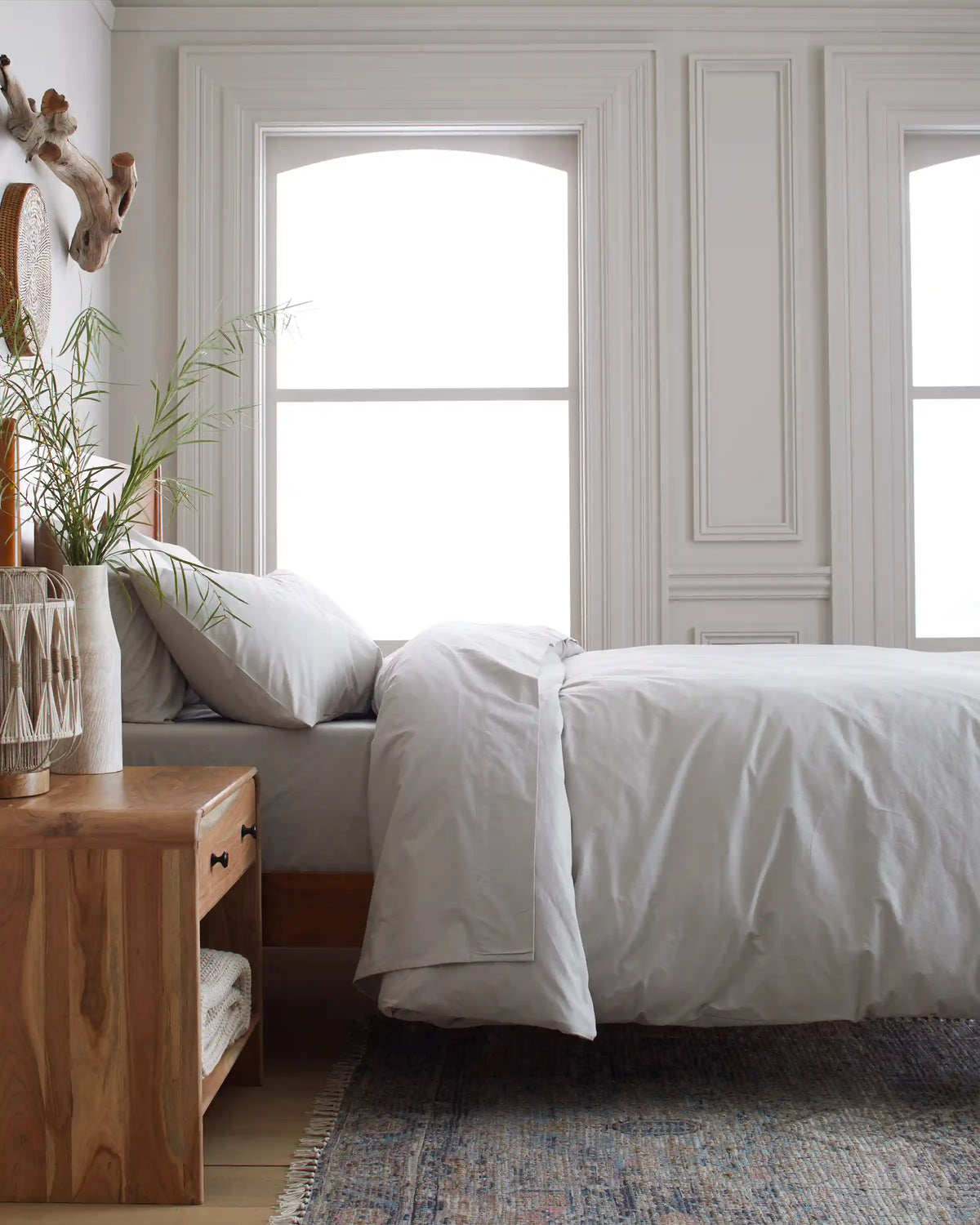 Organic Brushed Cotton Sham Set
