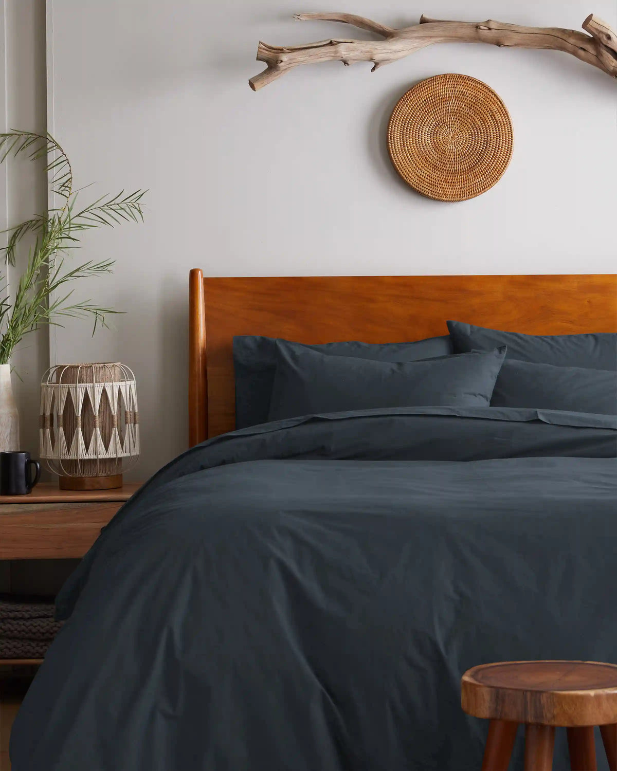 Organic Brushed Cotton Sham Set