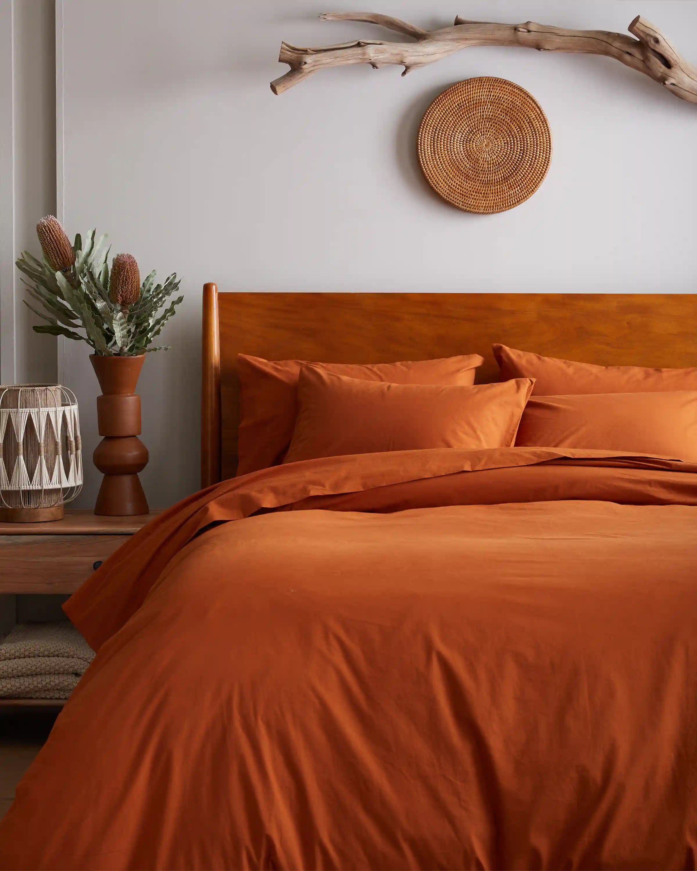 Organic Brushed Cotton Sham Set