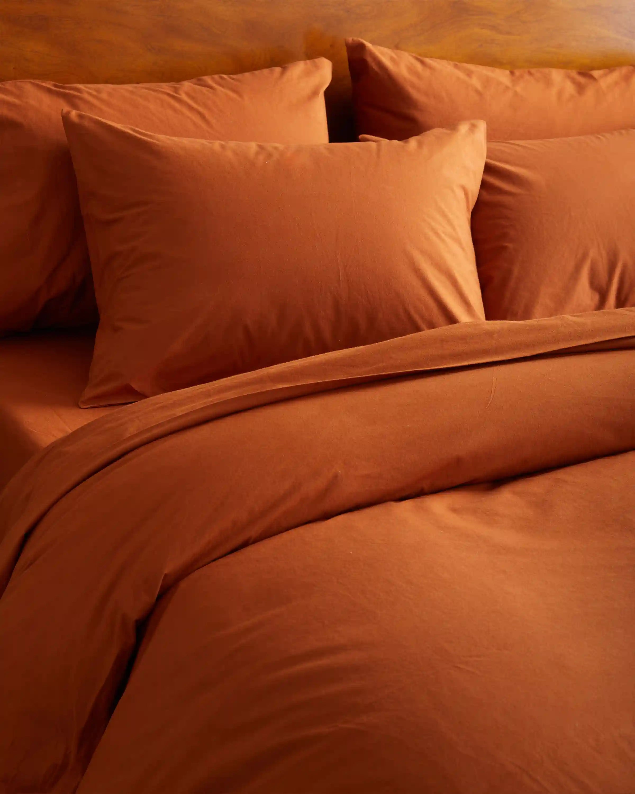 Organic Brushed Cotton Sham Set