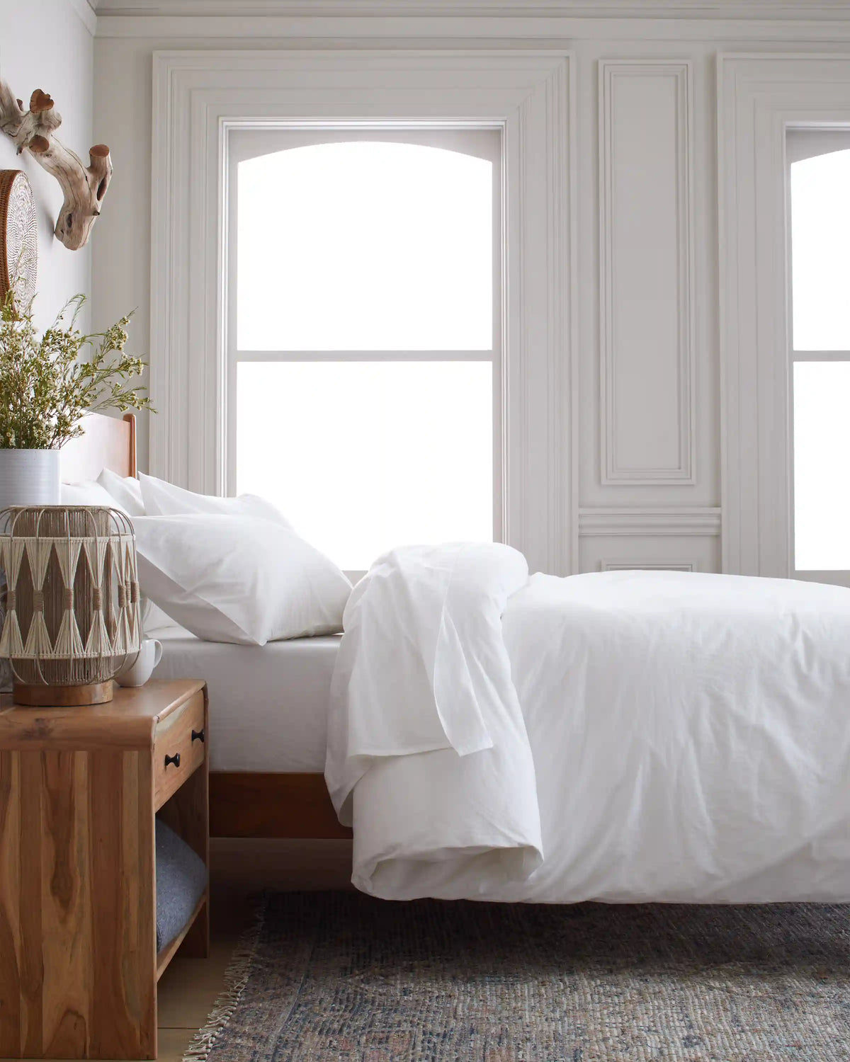 Organic Brushed Cotton Duvet Cover Set