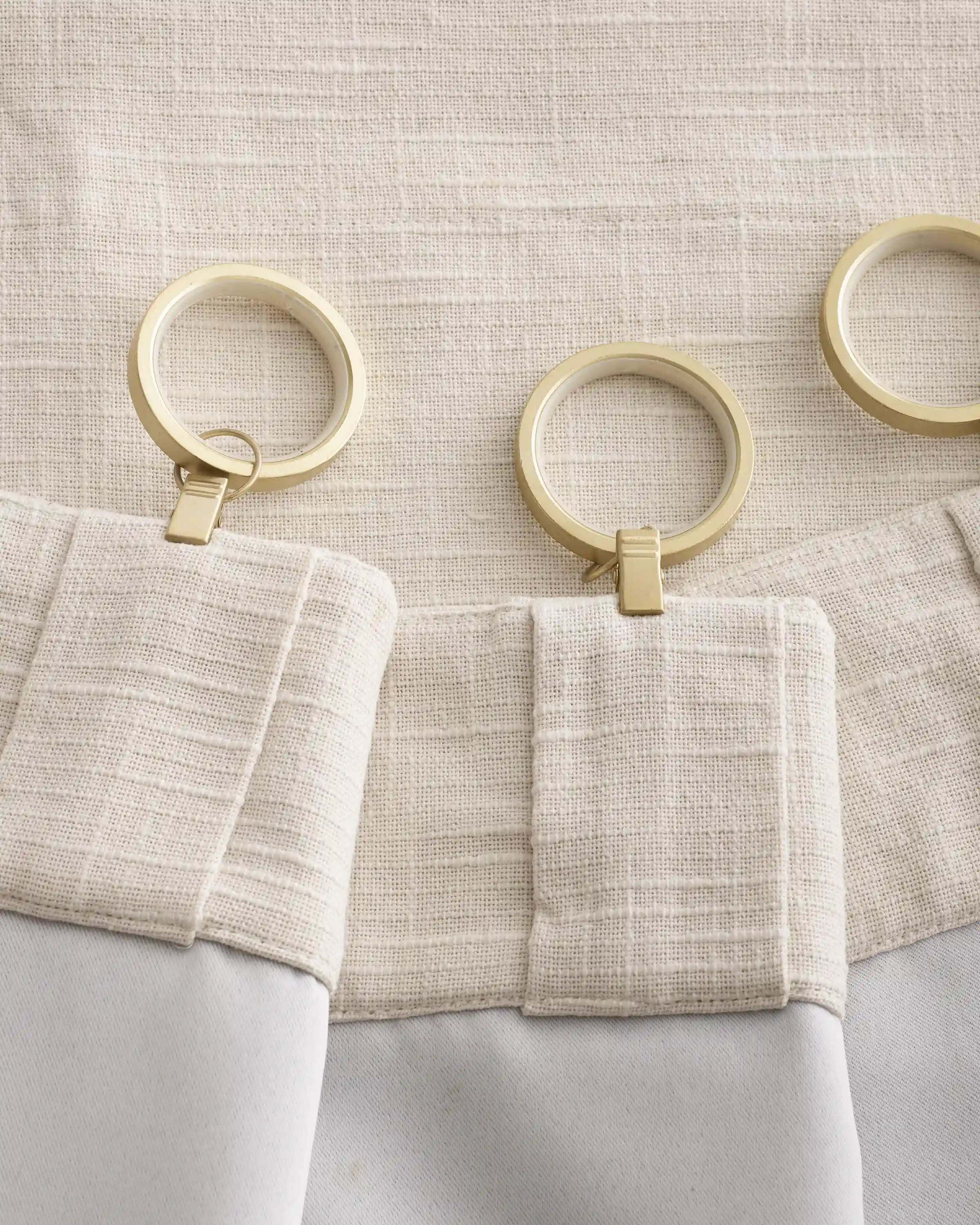 Cotton Slub Room Darkening Curtain - Single Panel