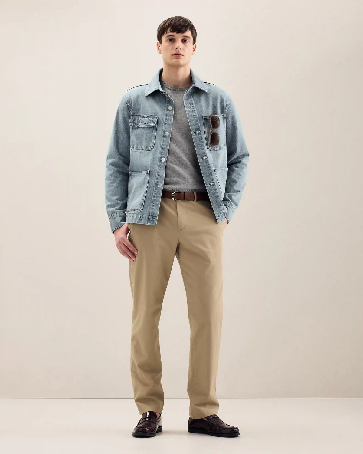 100% Organic Cotton Denim Chore Jacket