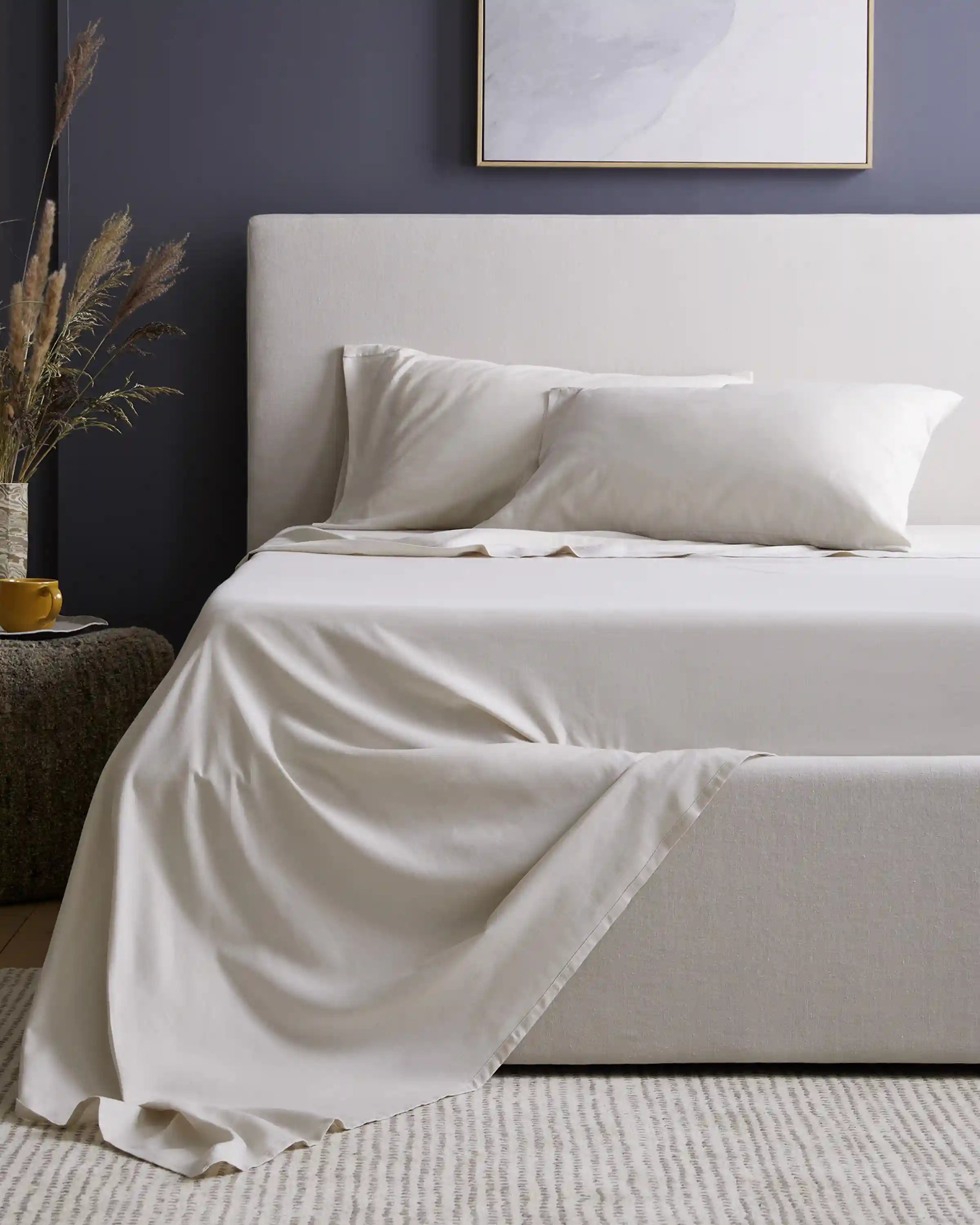 Mongolian Cashmere Cotton Pillowcase Set