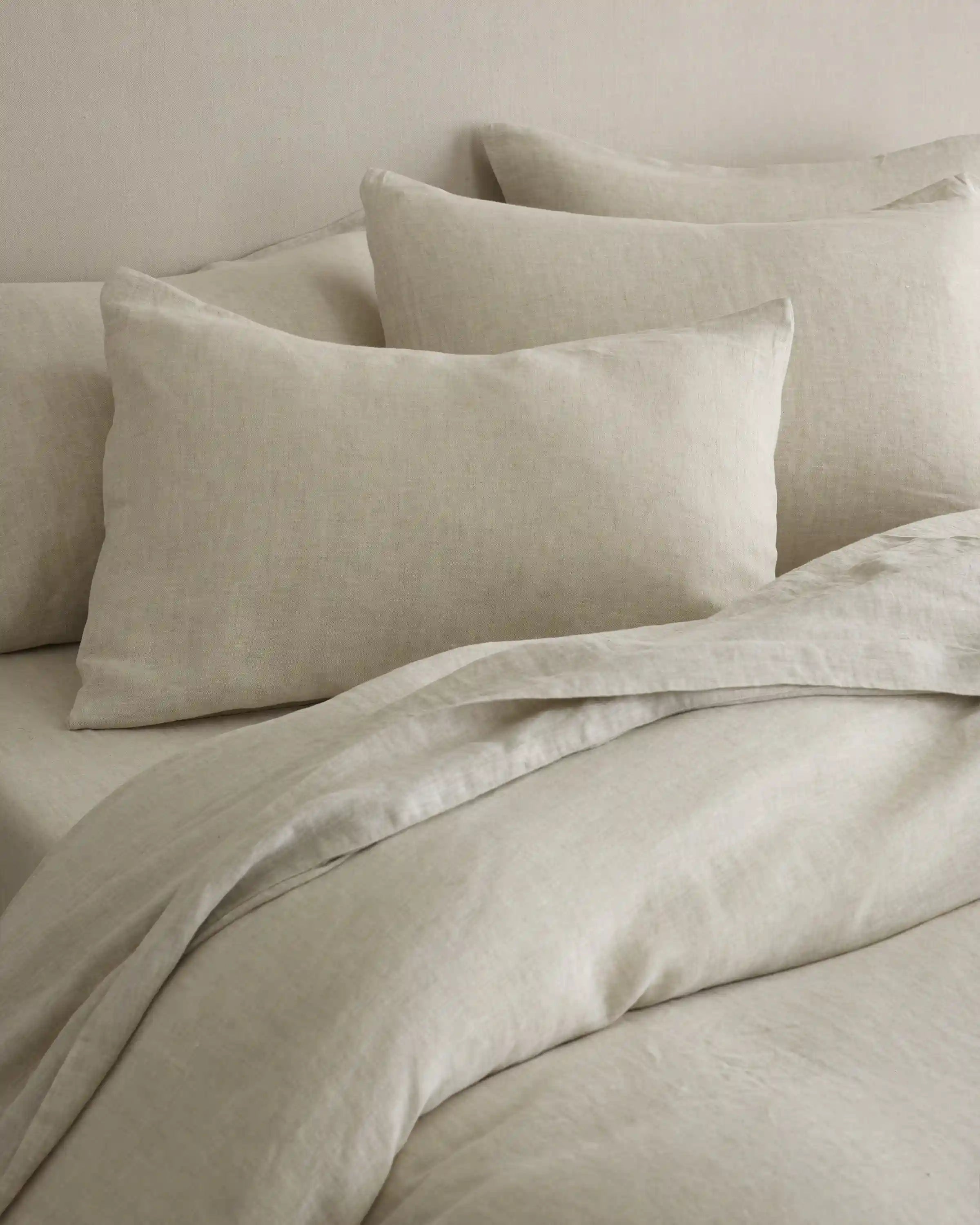 European Linen Chambray Pillowcase Set