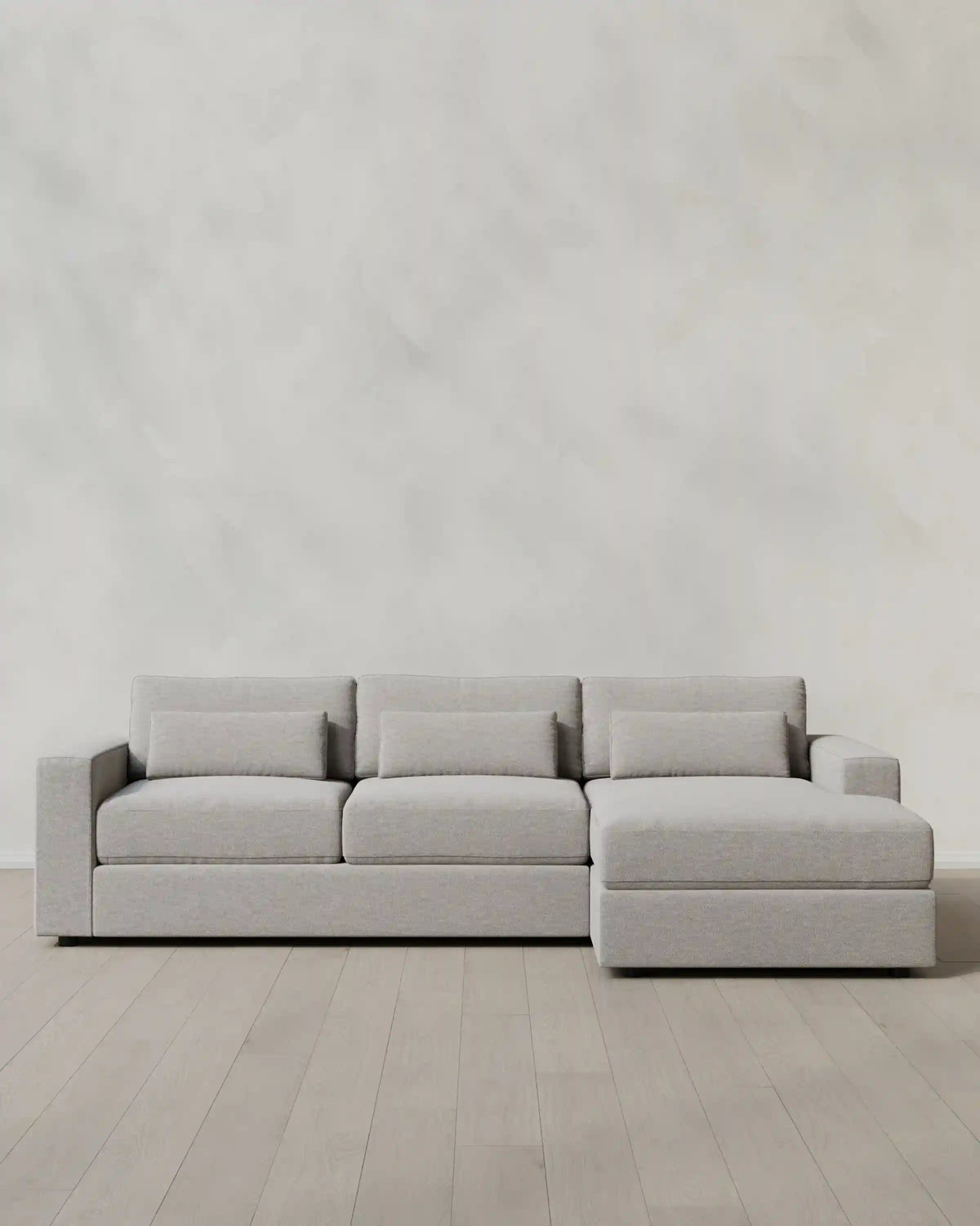Ashford Deep Seat Chaise Sectional in Performance Basketweave