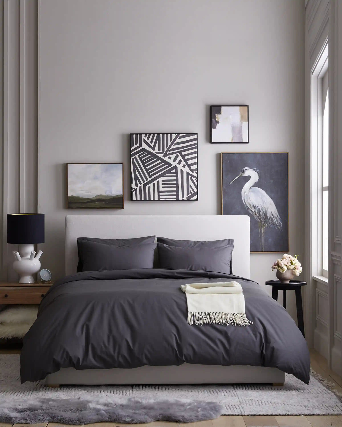 Organic Crisp Percale Sham Set