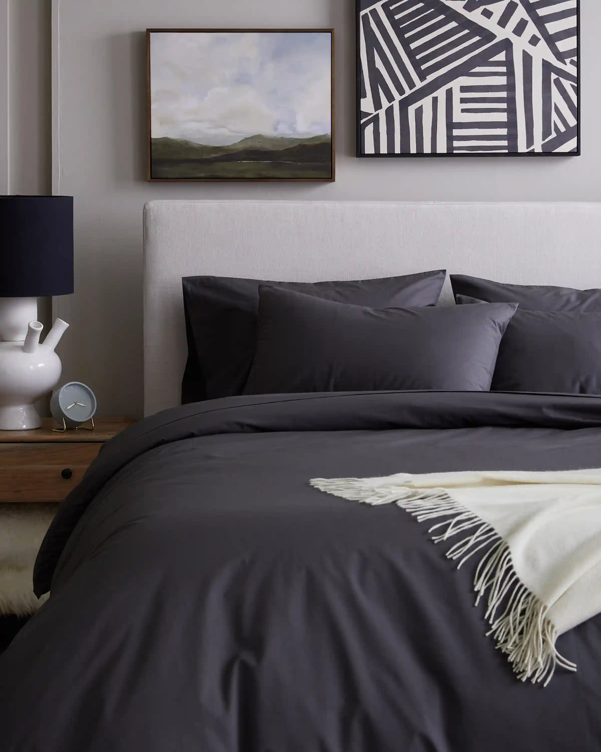 Organic Crisp Percale Sham Set