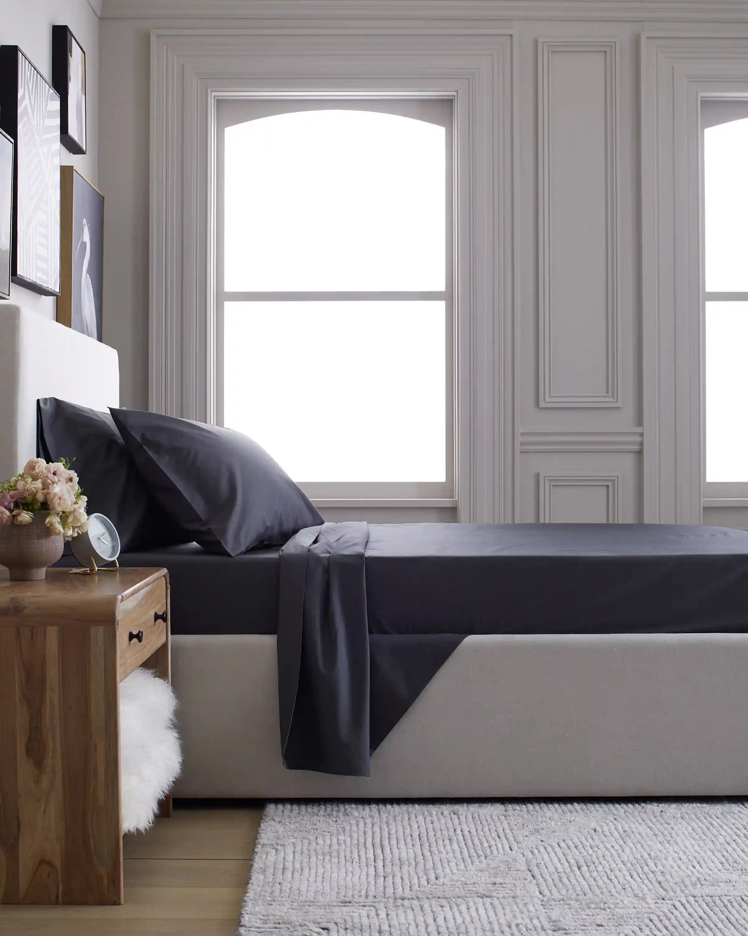 Organic Crisp Percale Sheet Set
