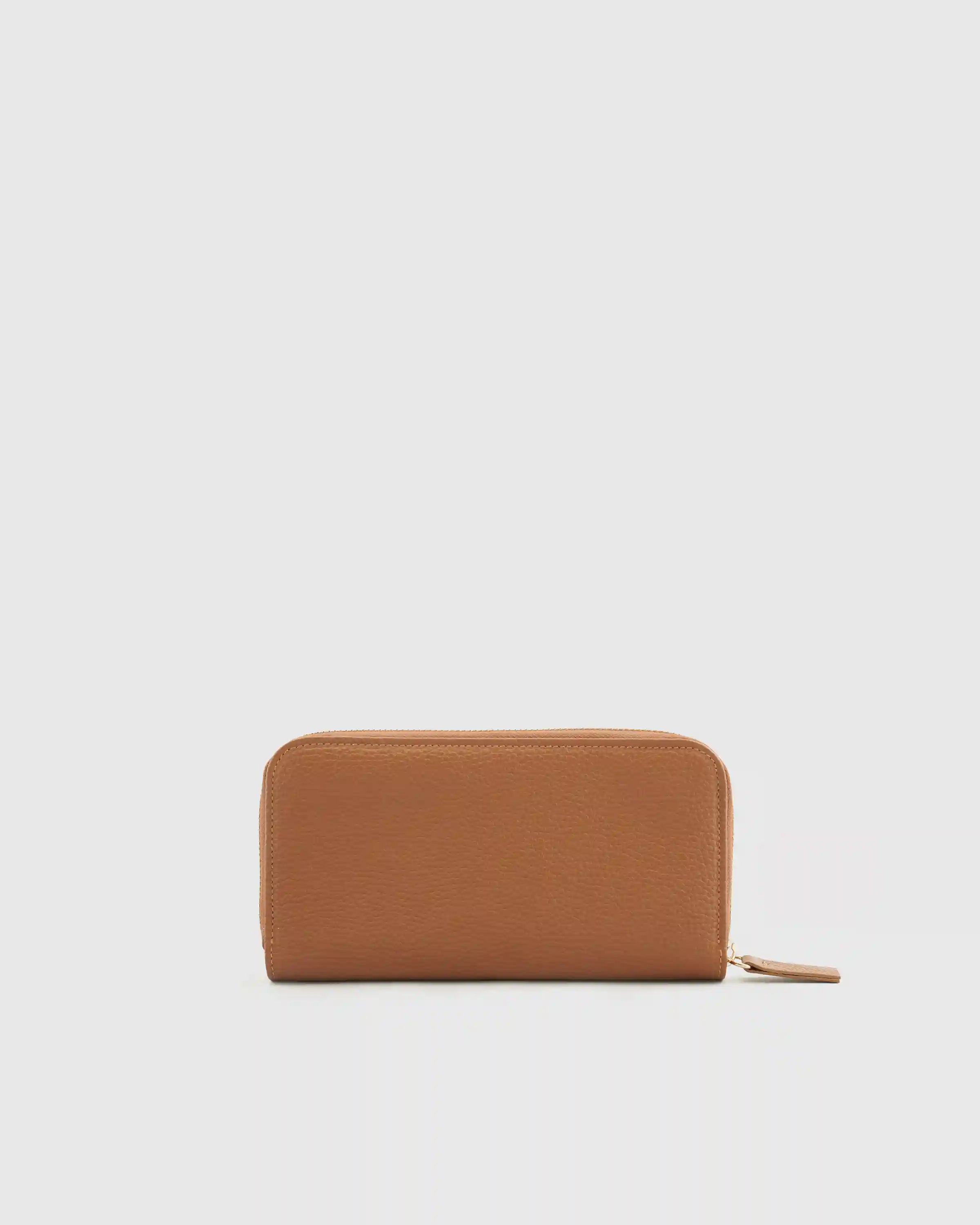 Italian Pebbled Leather Continental Wallet